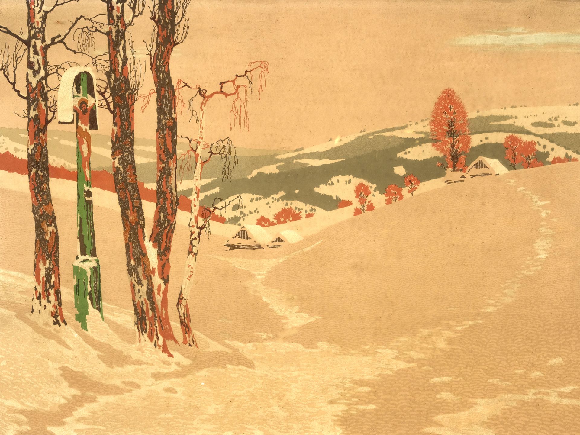 Hugo Baar, Neutitschein 1873 - 1912 Munich, Winter Solitude