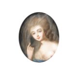 Jean-Baptiste Greuze, Tournus 1725 - 1805 Paris, Umkreis, Mädchen mit dem Schleier