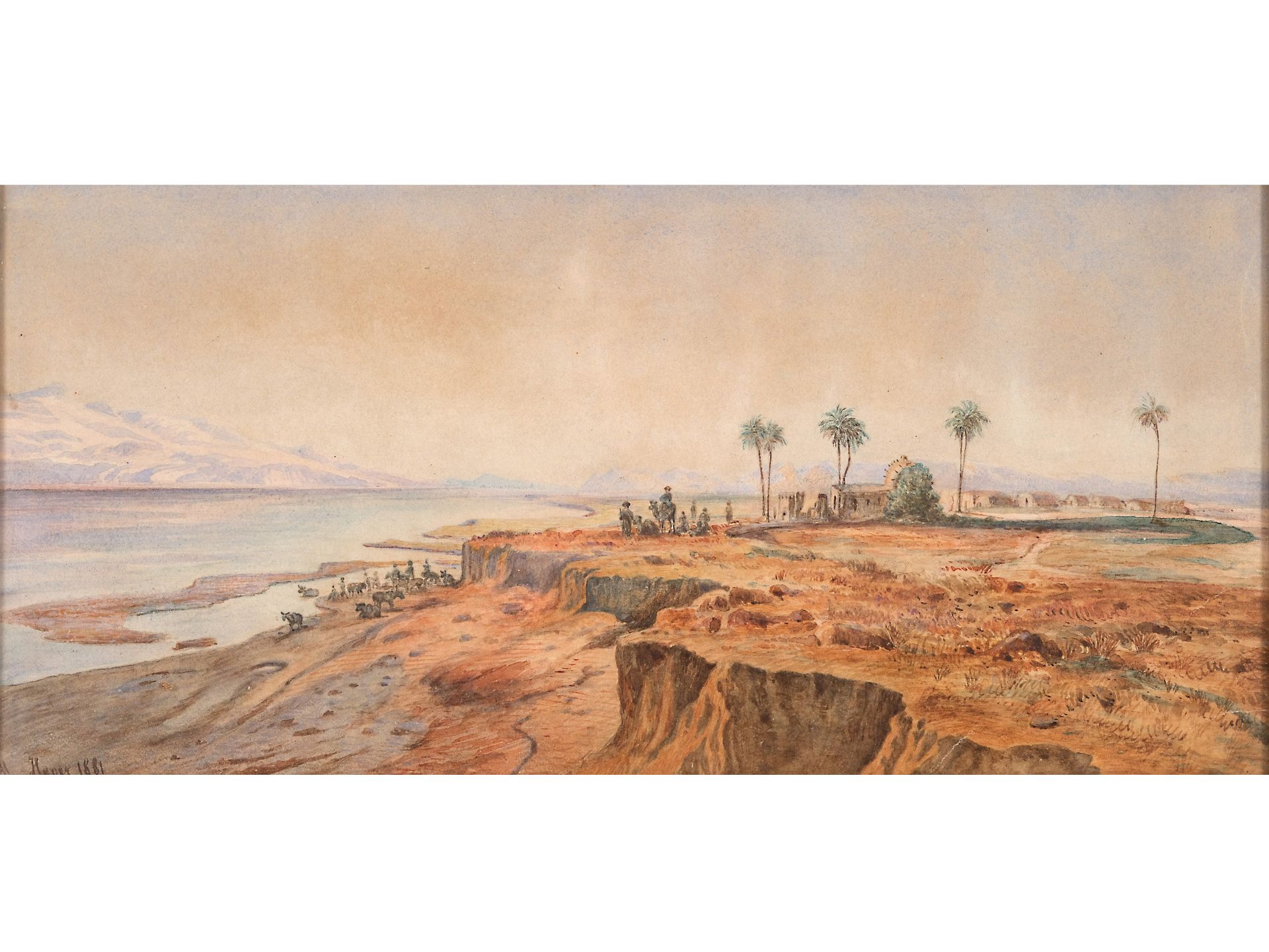 Unbekannter Maler, 19. Jahrhundert, Orientalische Landschaft 