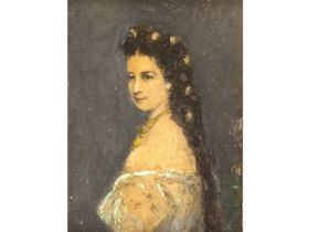 Sisi, Portrait der Kaiserin Elisabeth, Portraitminiatur