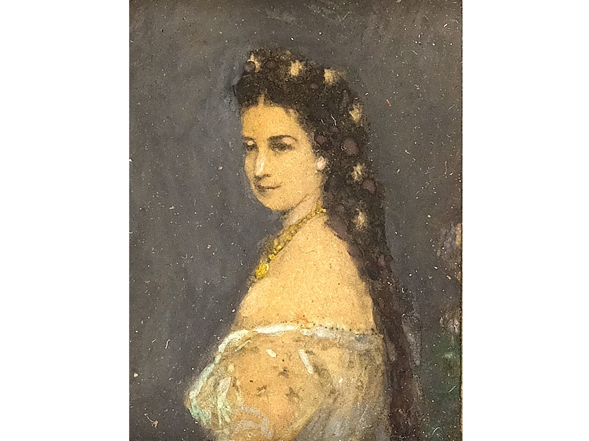 Sisi, Portrait of Empress Elisabeth, Portrait miniature