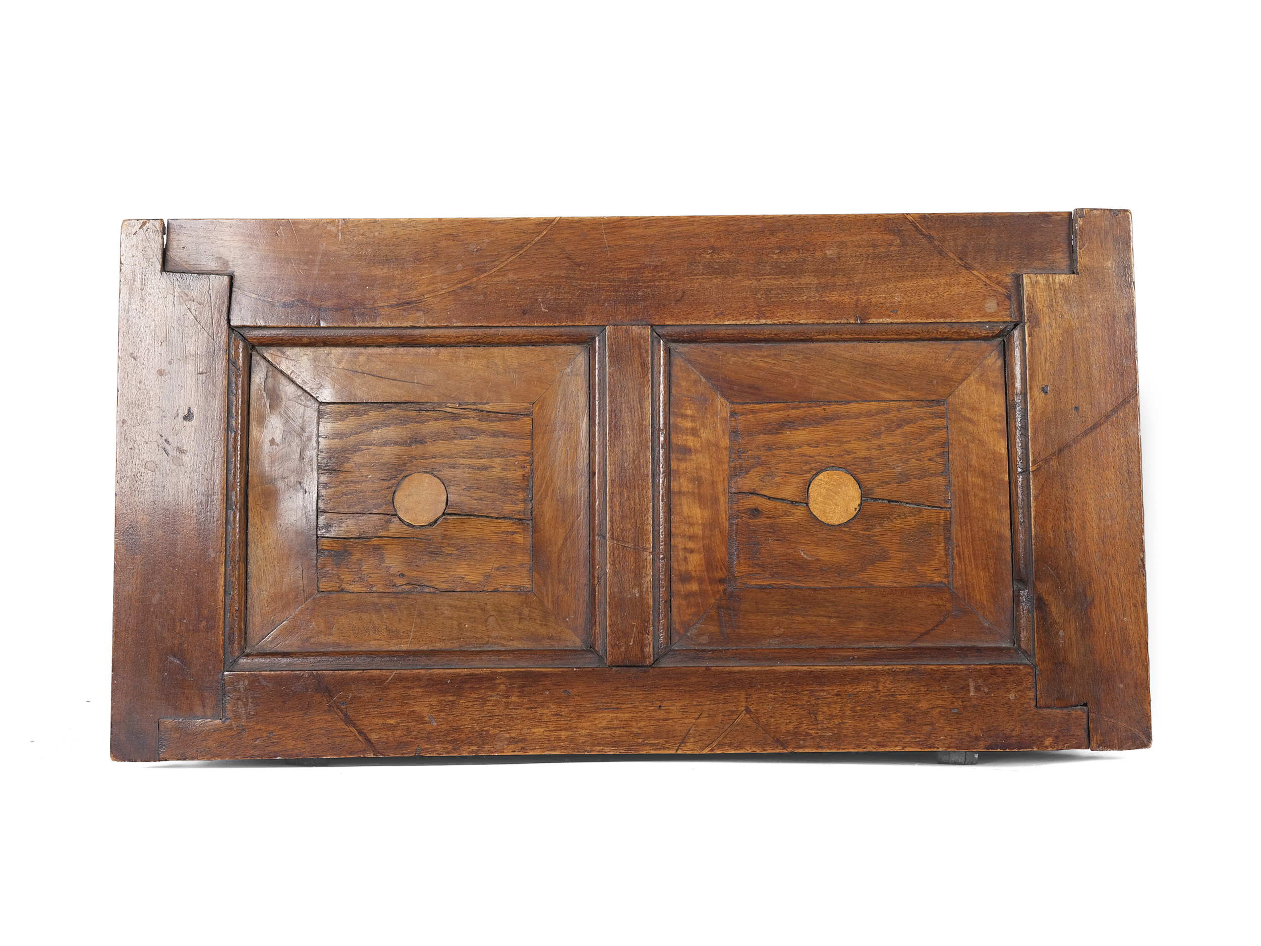 Small chest, alpine, dated 1706 - Image 4 of 5