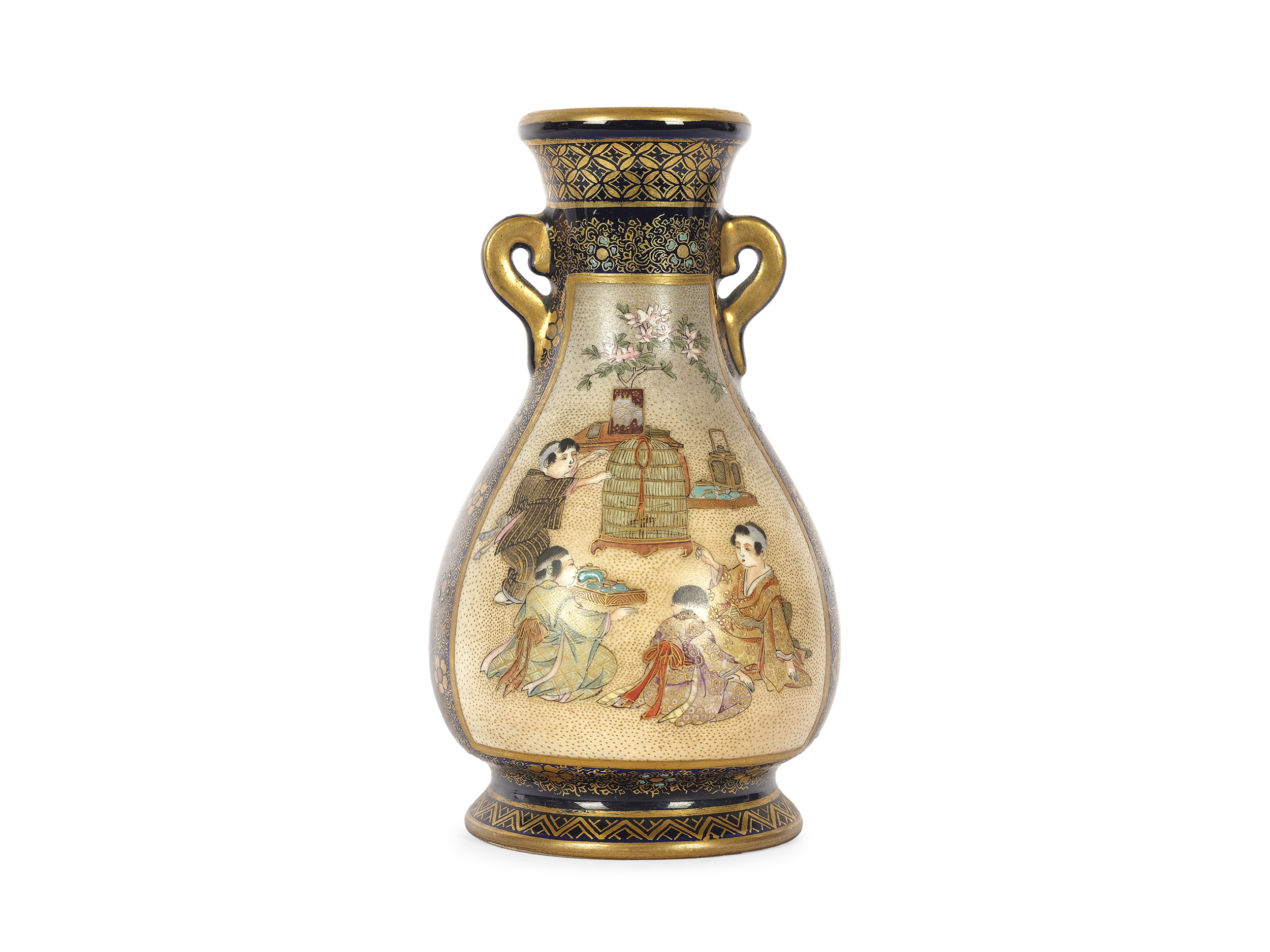 Satsuma vase, Japan, Meiji to Taishō period, 1868-1926