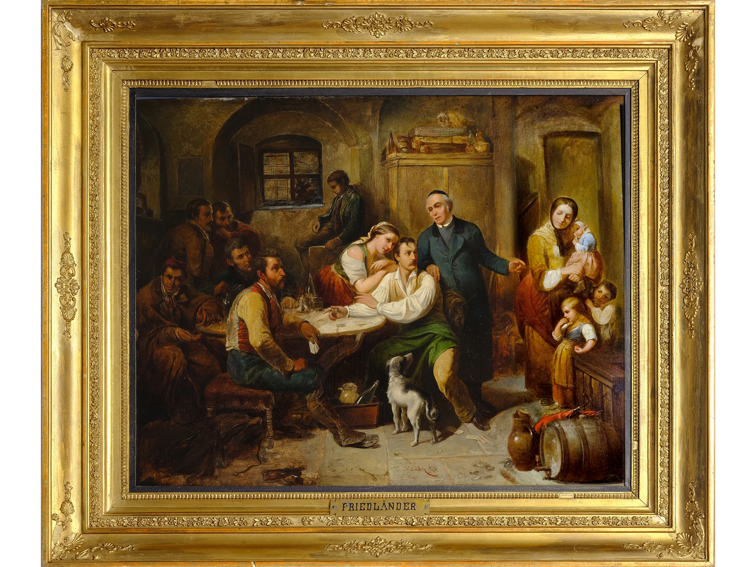 Friedrich Friedländer, Kohljanowitz 1825 - 1901 Vienna, The Prodigal Son - Image 2 of 5