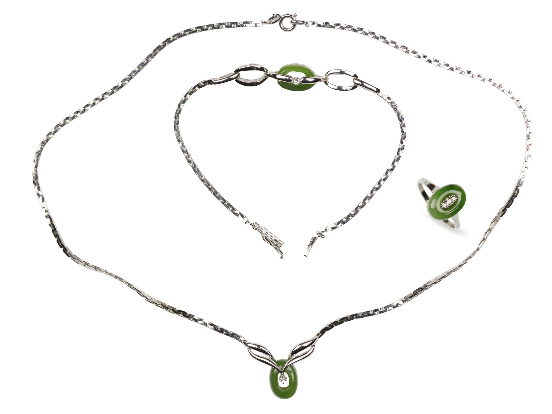 Set: Collier, Armband & Ring