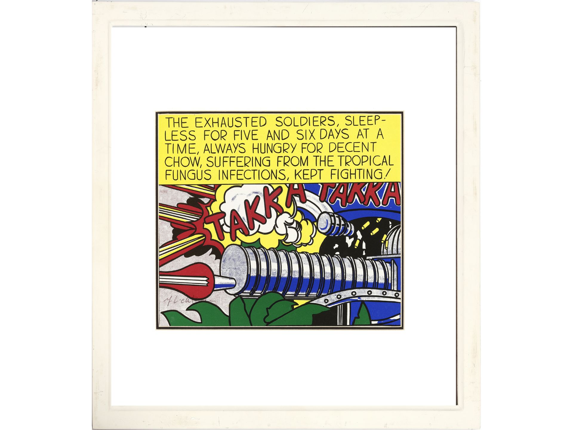 Roy Lichtenstein, Manhattan 1923 - 1997 Manhattan, attributed, Takka Takka - Image 2 of 4