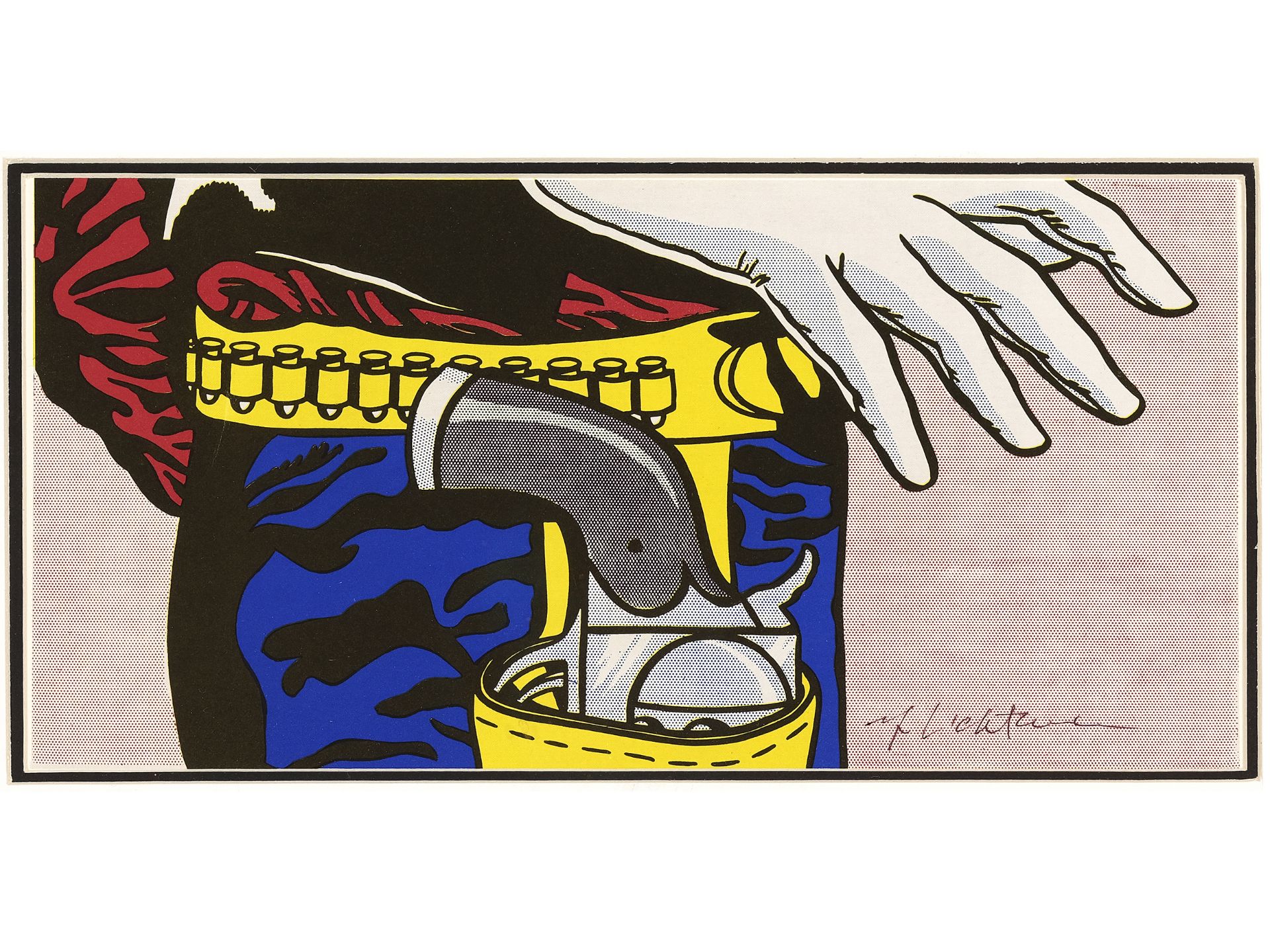 Roy Lichtenstein, Manhattan 1923 - 1997 Manhattan, zugeschrieben, Fastest Gun