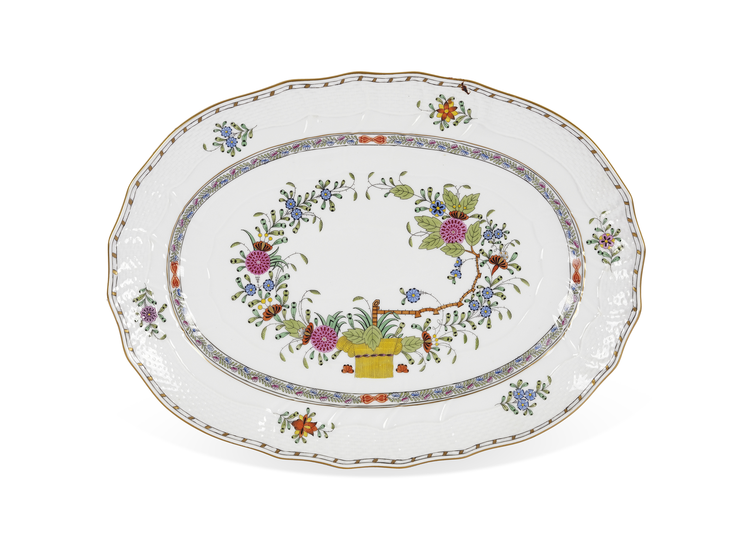 Large dinner service, 74-piece, Herend, Fleurs des Indes/Indian Basket Multicolour - Image 4 of 8