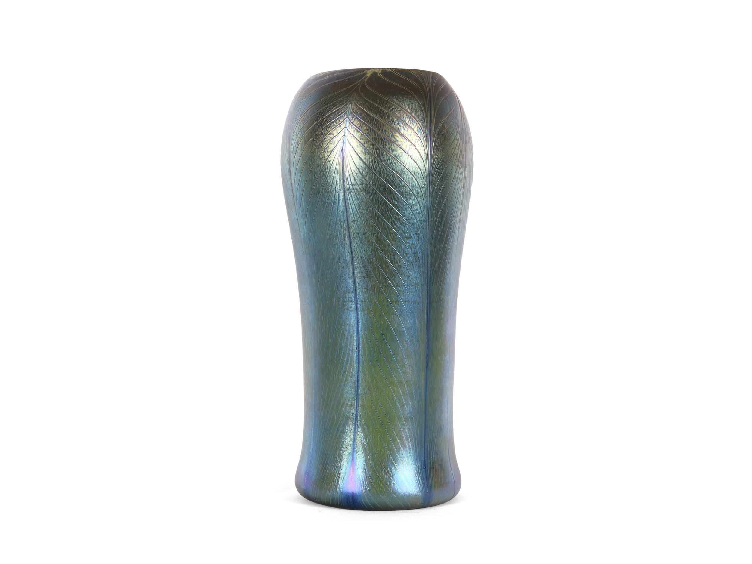 Louis Comfort Tiffany, Peacock Vase - Image 2 of 6