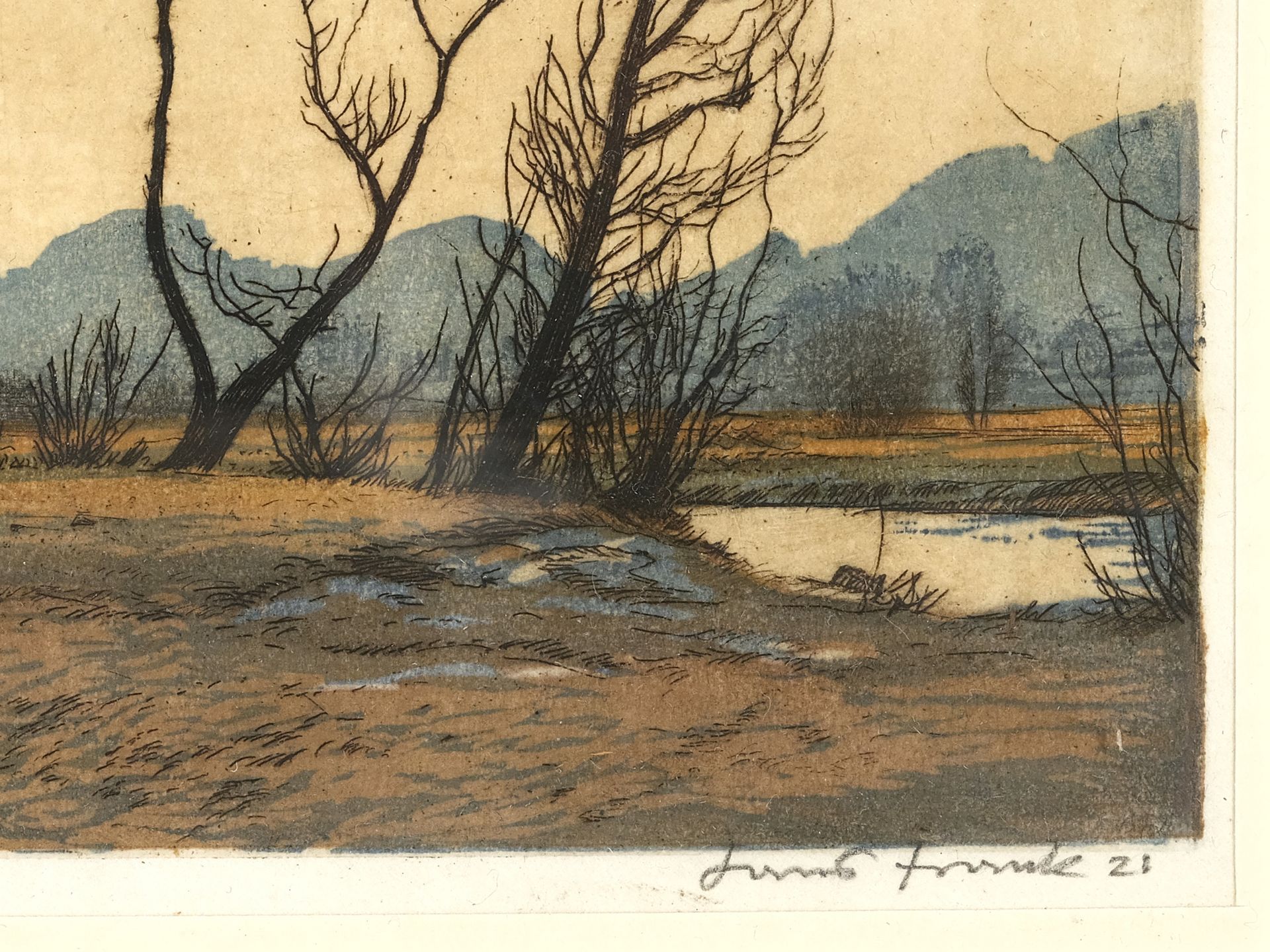 Hans Frank, Wien 1884 - 1948 Salzburg, Landschaft - Bild 3 aus 4