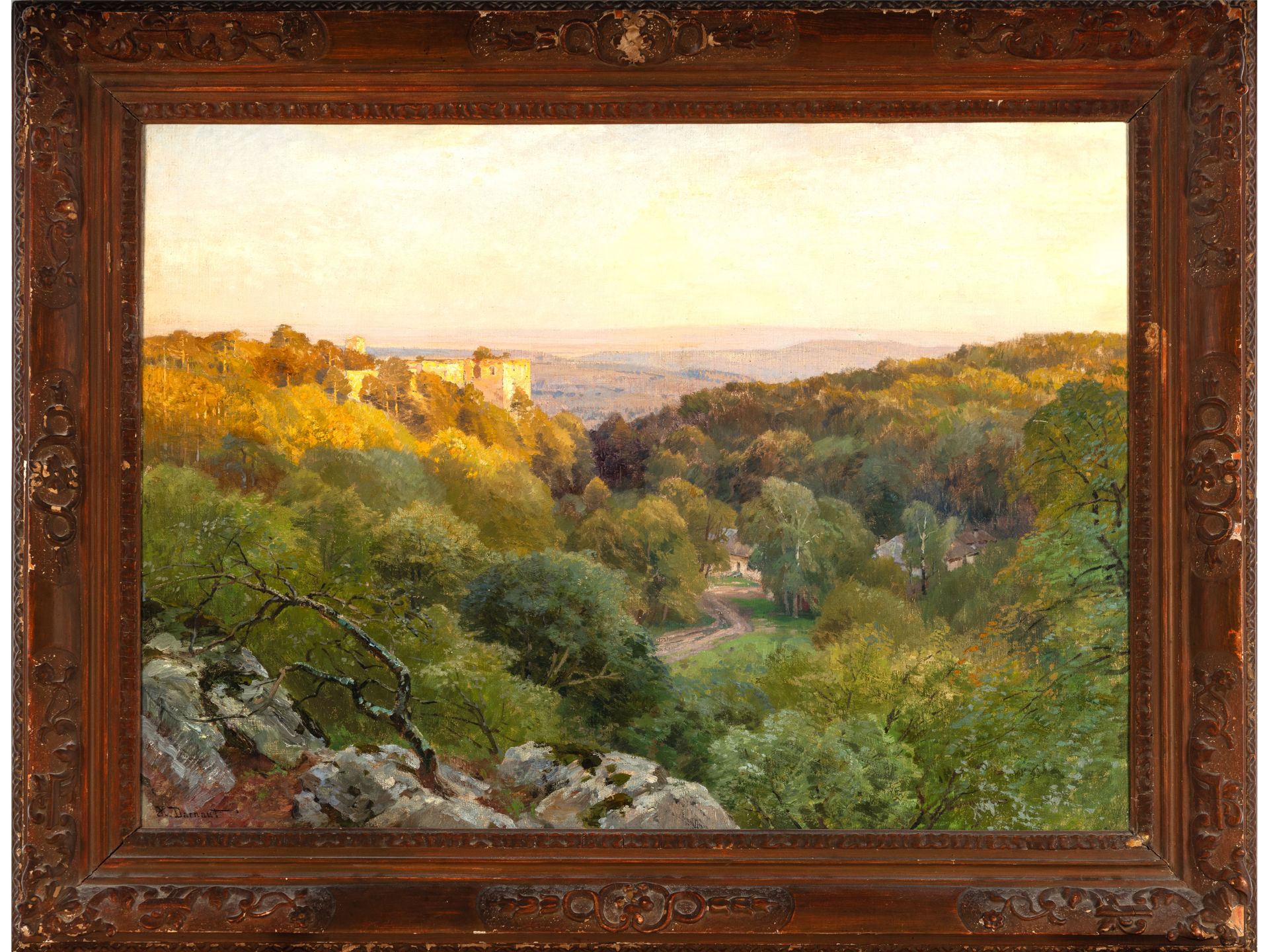 Hugo Darnaut, Dessau 1850 - 1937 Wien, Blick auf die Ruine Merkenstein - Bild 2 aus 4