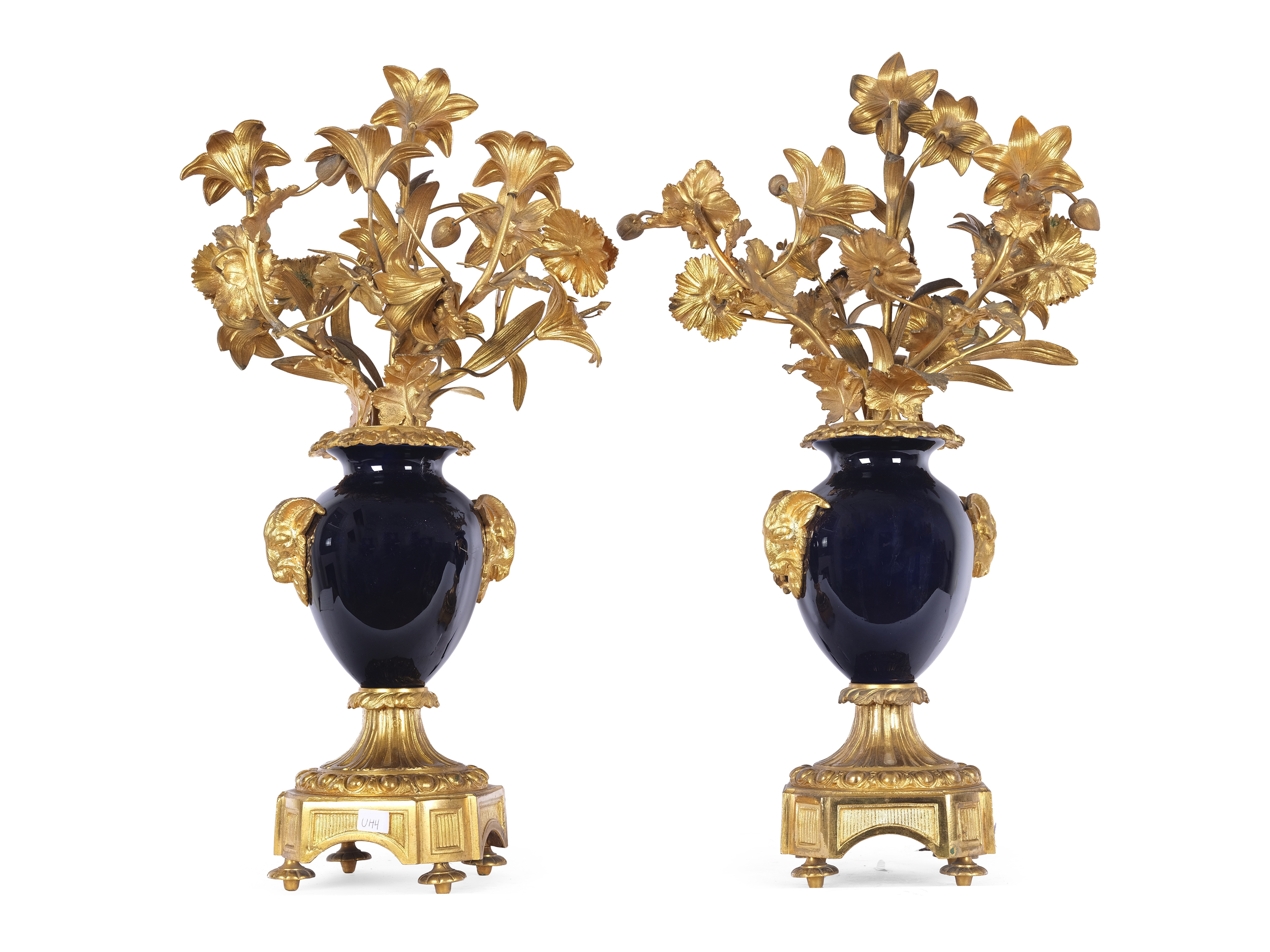 Pair of magnificent vases, France, 2nd half of the 19th century - Image 3 of 3