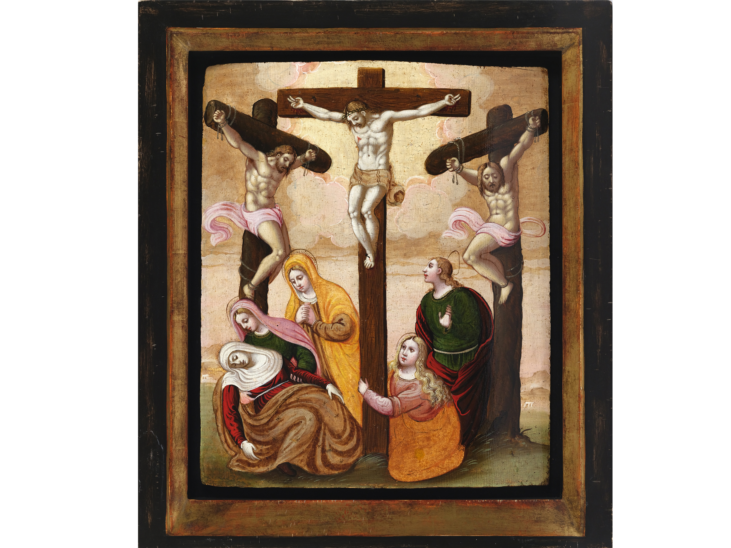Veneto-Cretan School, 16th century, Crucifixion - Image 2 of 5