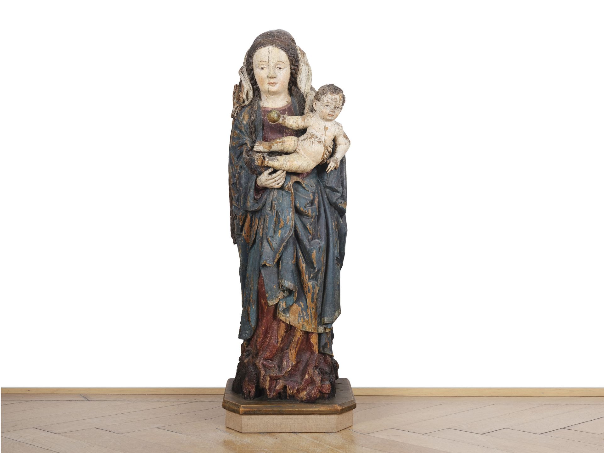 Hans Multscher, Leutkirch 1400 - 1467 Ulm, Umkreis, Madonna