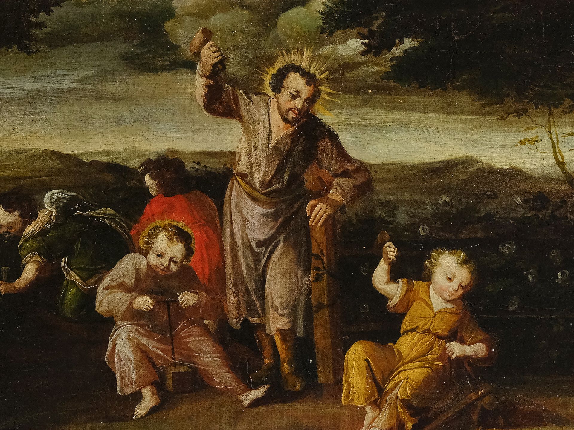 Holy Family, Spain or Italy, 17th/18th century - Image 2 of 3