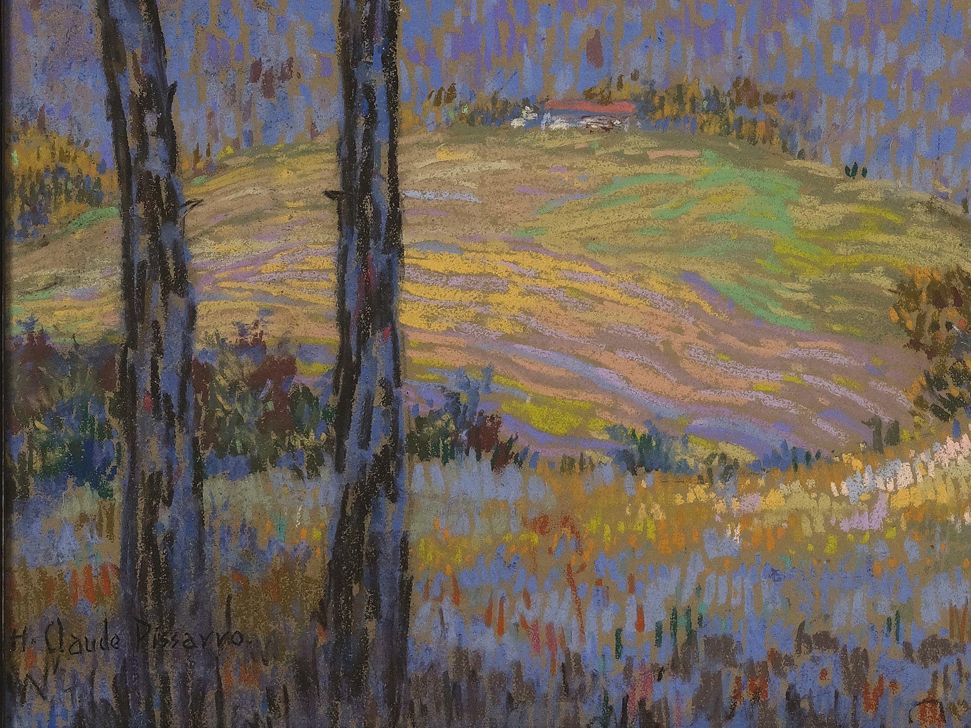 Hugues Claude Pissarro, geboren Neuilly-sur-Seine 1935, zugeschrieben, Südfranzösische Landschaft - Bild 3 aus 5