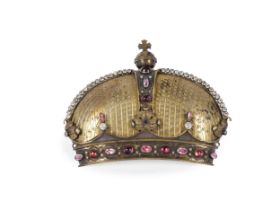 Krone , Ausführung in der Art des Fabergé, 19. Jahrhundert