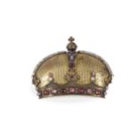 Krone , Ausführung in der Art des Fabergé, 19. Jahrhundert 