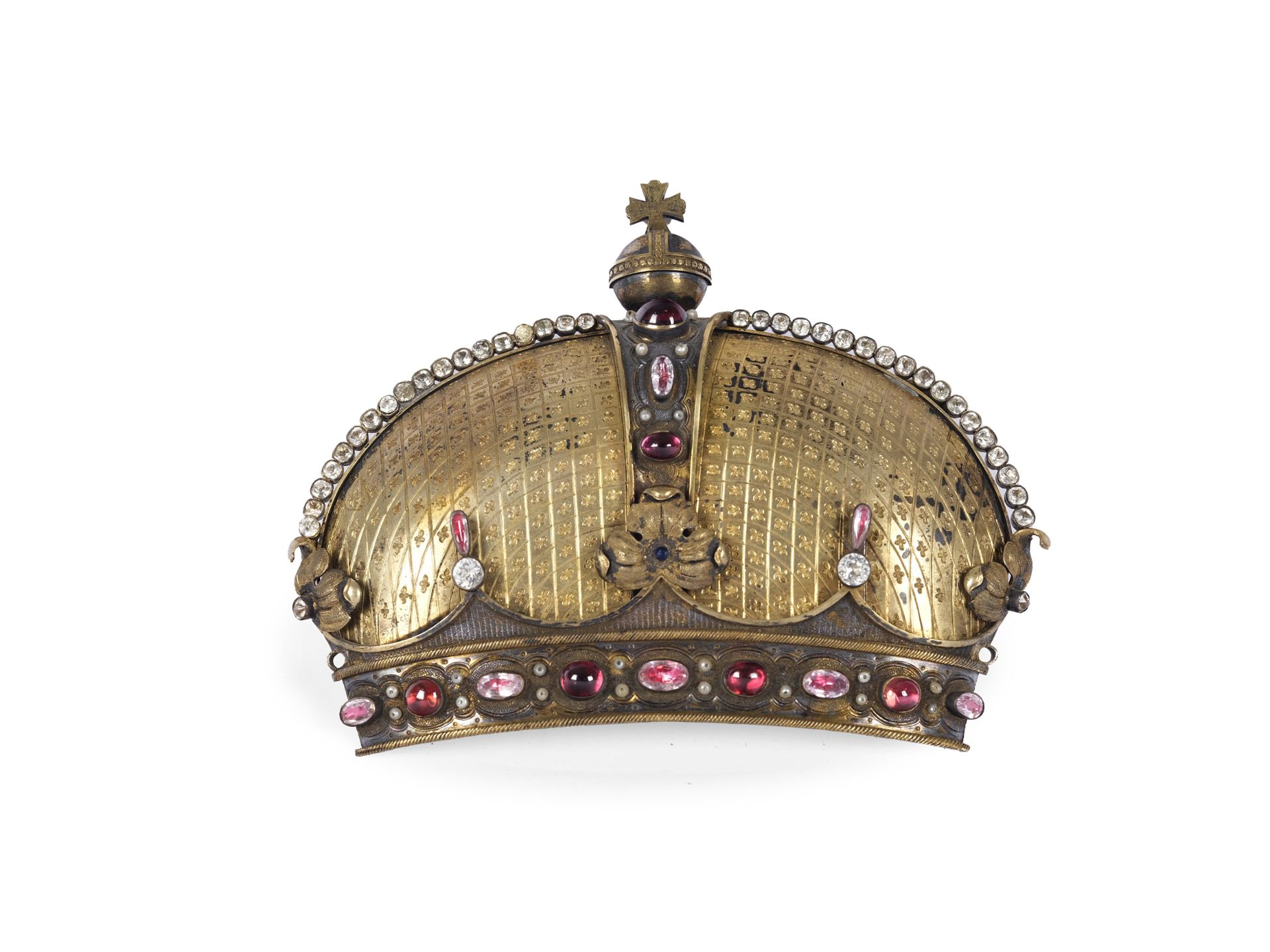 Krone , Ausführung in der Art des Fabergé, 19. Jahrhundert 