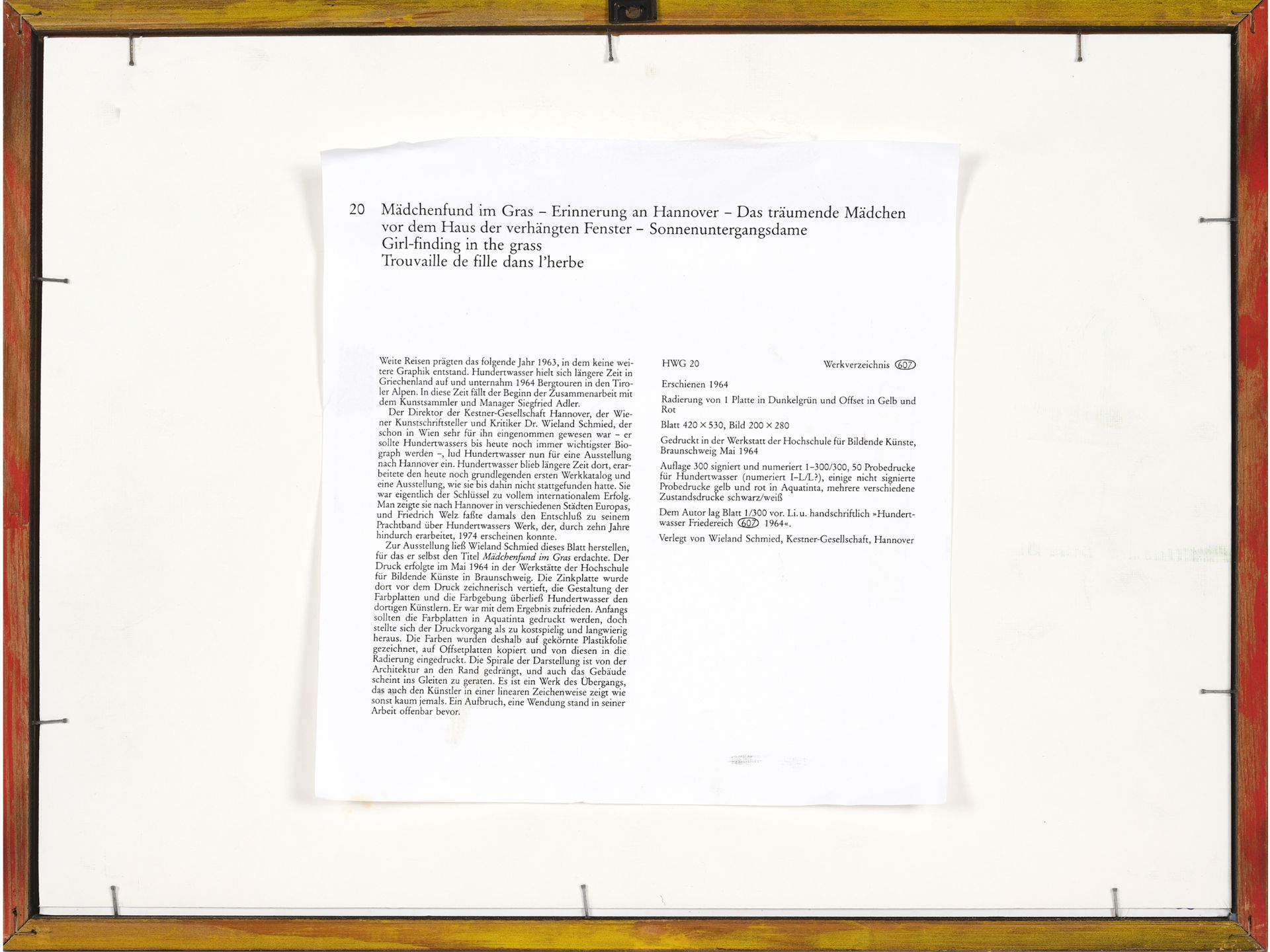 Friedensreich Hundertwasser, Wien 1928 - 2000 Brisbane, Konvolut: 5 Kunstdrucke bekannter Motive - Bild 10 aus 11