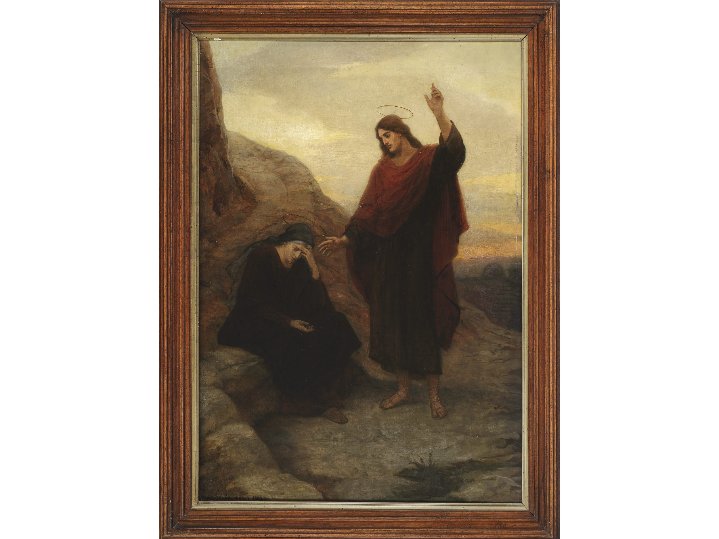 Ignaz Schönbrunner, Vienna 1835 - 1900 Vienna, The Risen Christ - Image 2 of 5