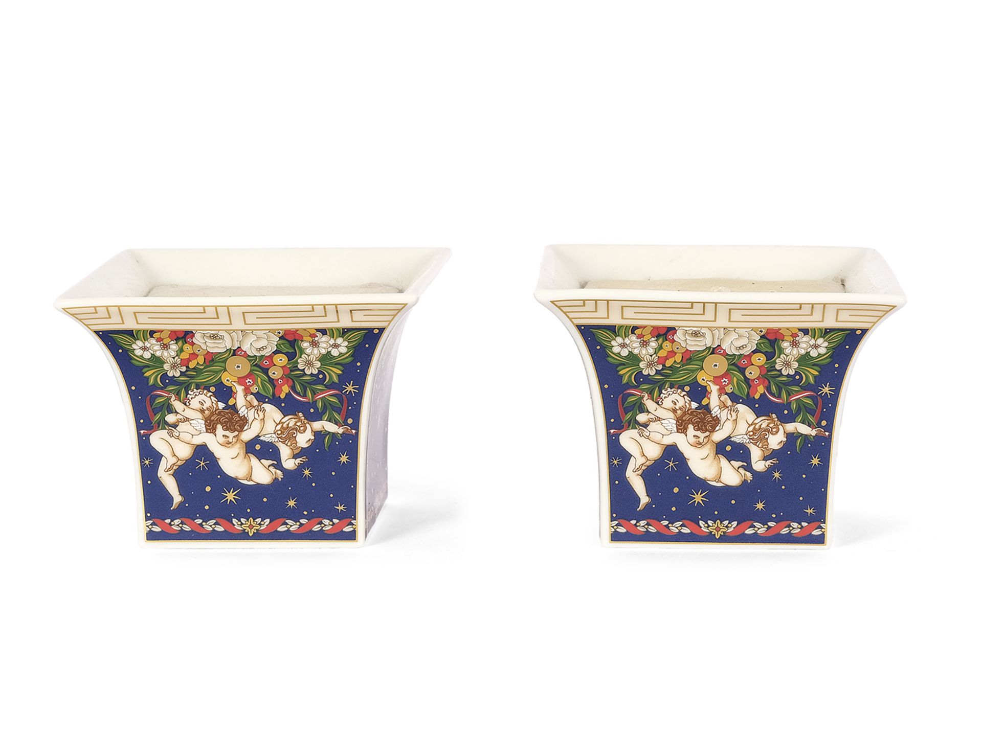 Rosenthal x Versace, "Holiday Spirit", pair of tea lights - Image 2 of 4