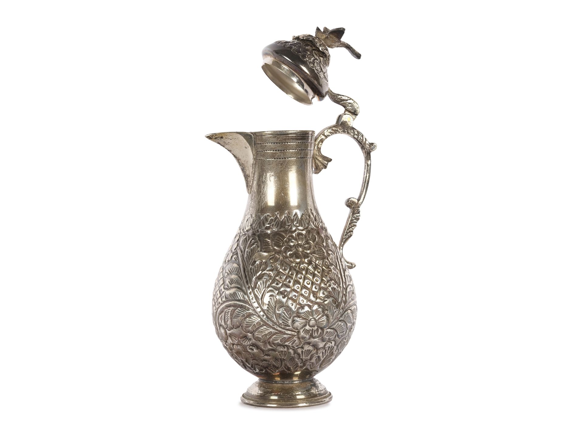 Oriental silver jug - Image 3 of 5