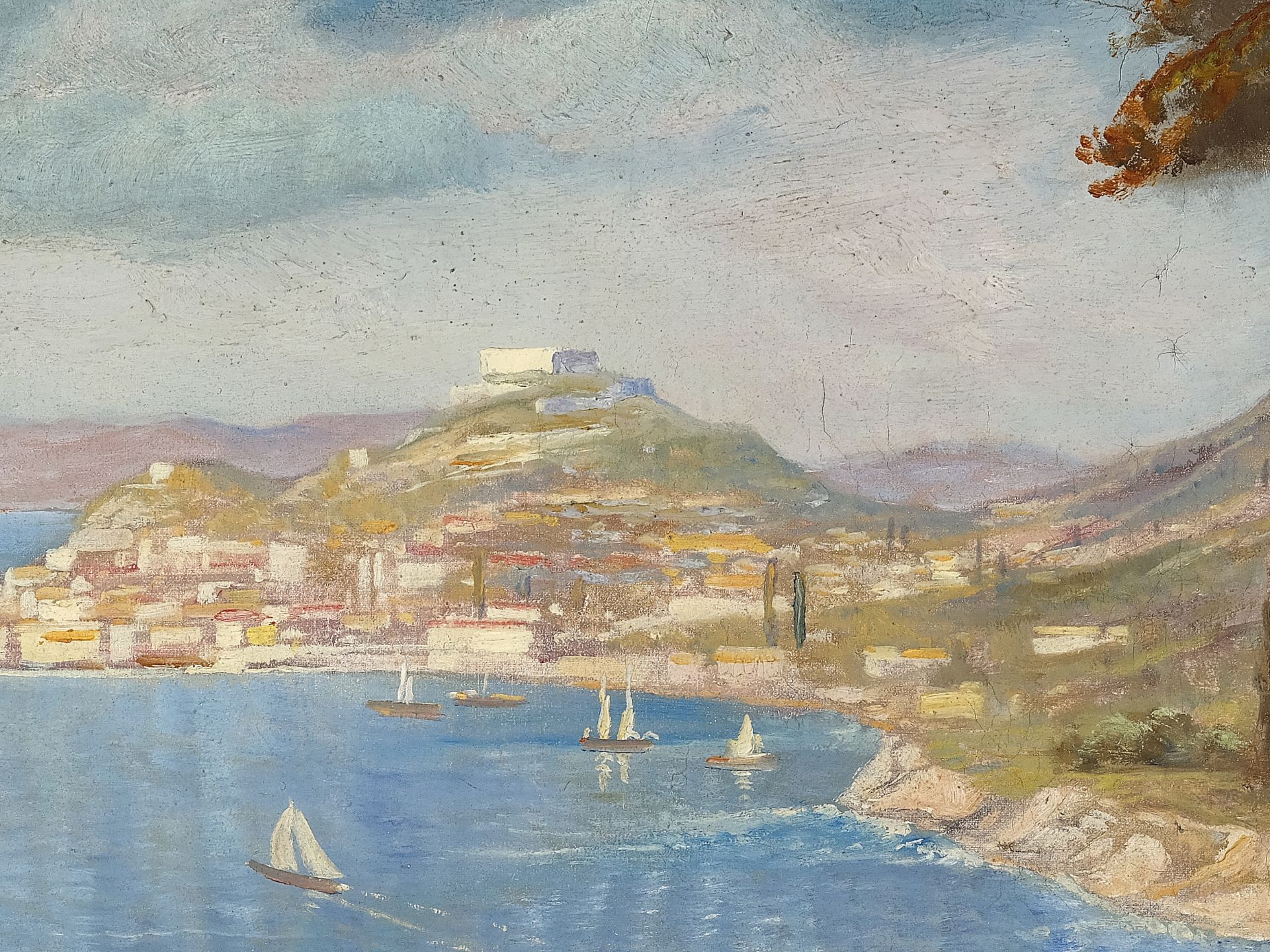 Hanns Diehl, Pirmasens 1877 - 1946 Wien, Adriaküste von Dubrovnik - Bild 3 aus 5