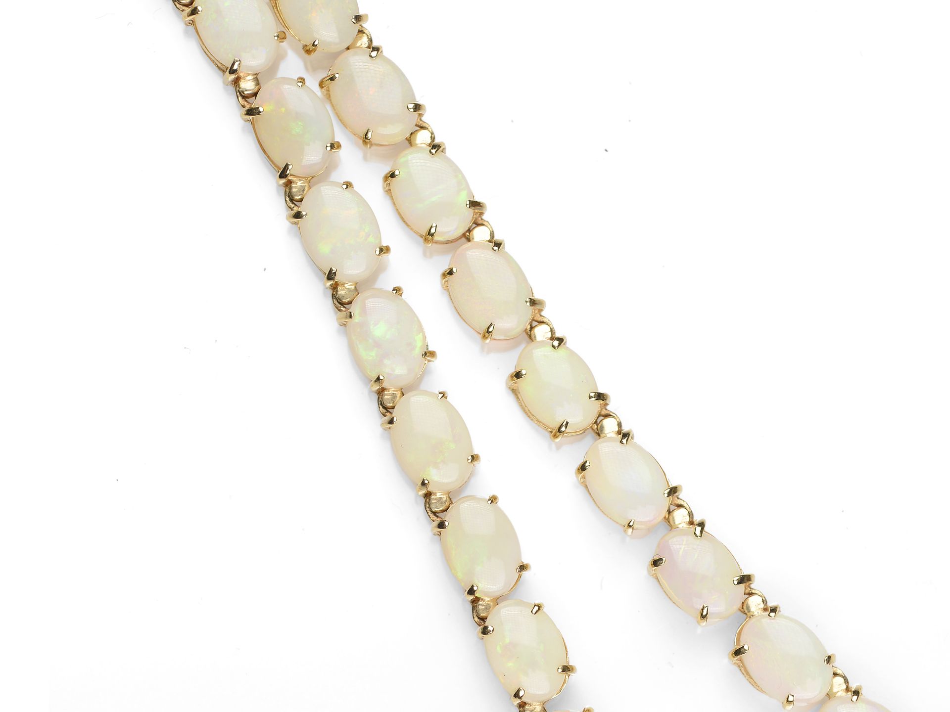 Halskette mit Opalen - Bild 2 aus 3