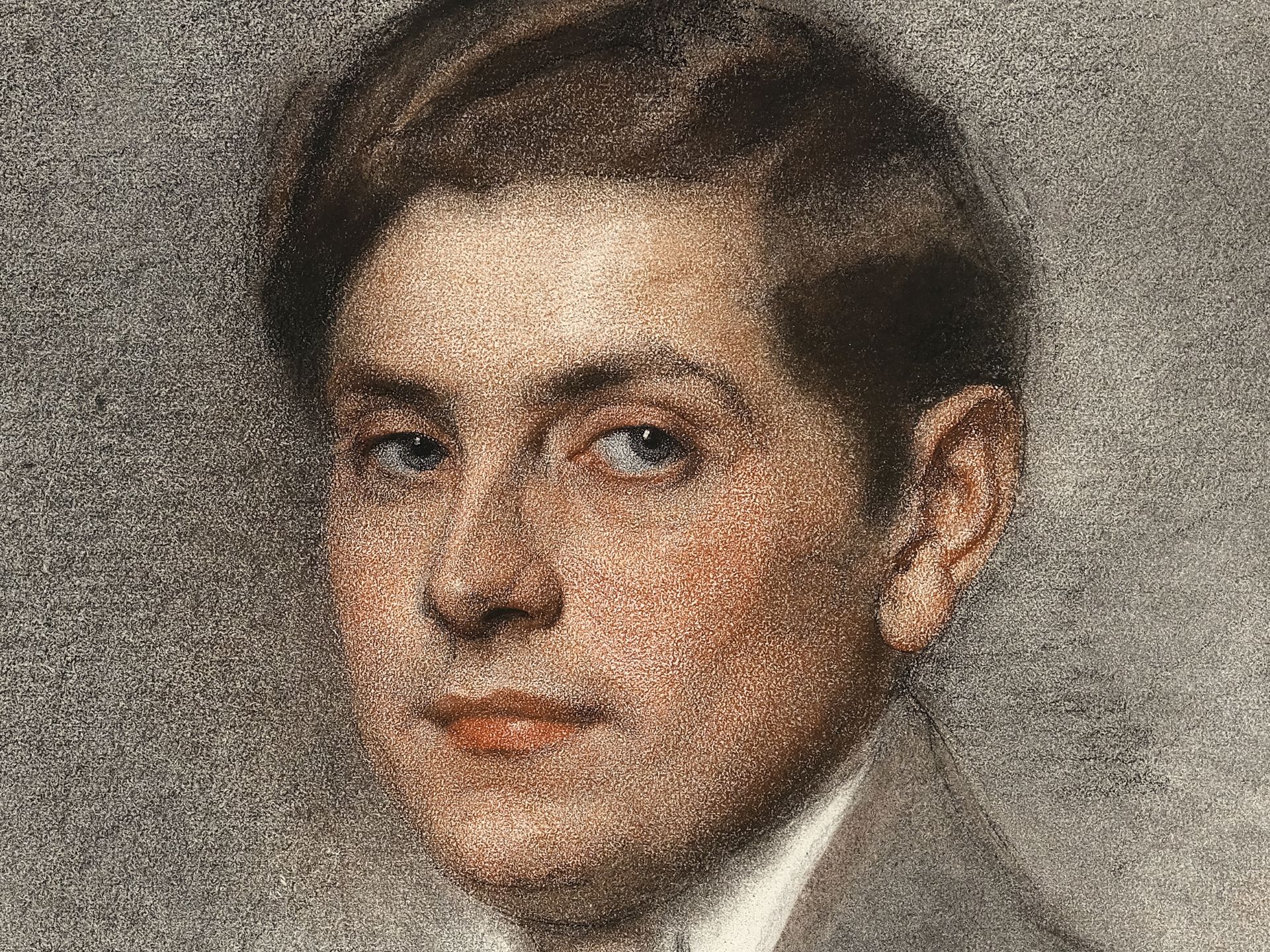 Eduard Veith, Neutitschein 1858 - 1925 Wien, Portrait eines jungen Mannes im Frack - Bild 3 aus 6