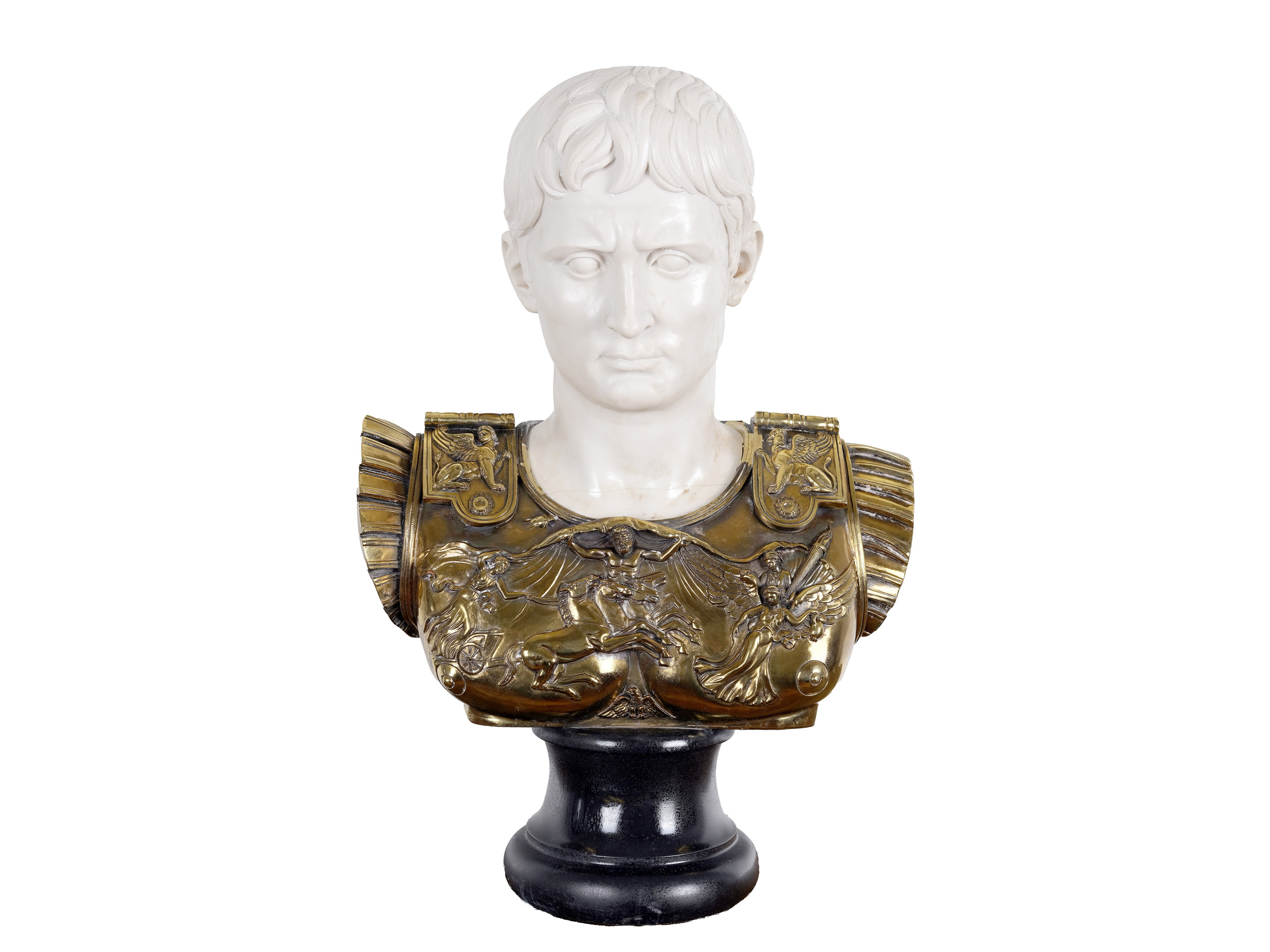 Emperor Augustus, bust after antiquity, around 1920/40