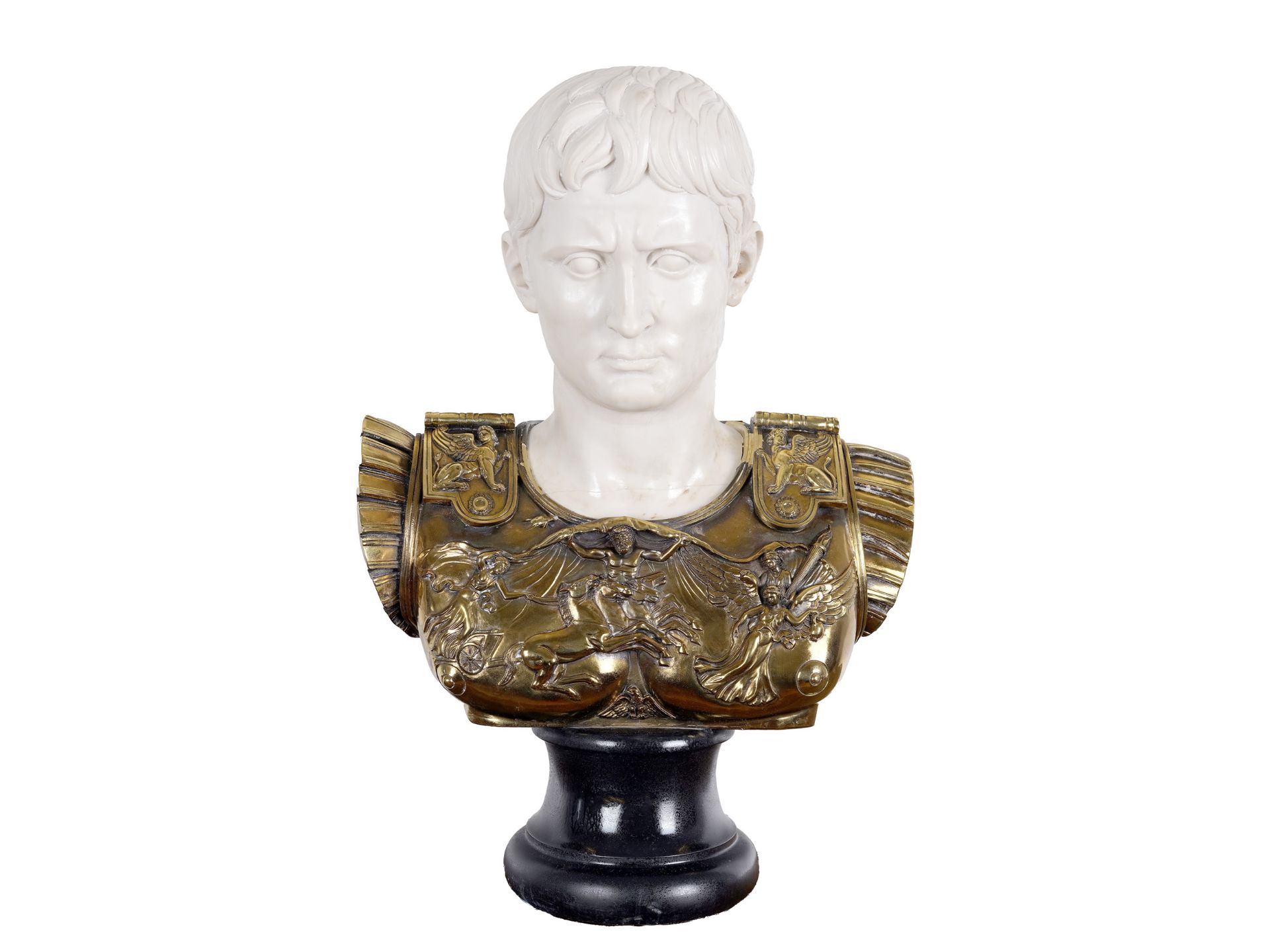 Emperor Augustus, bust after antiquity, around 1920/40