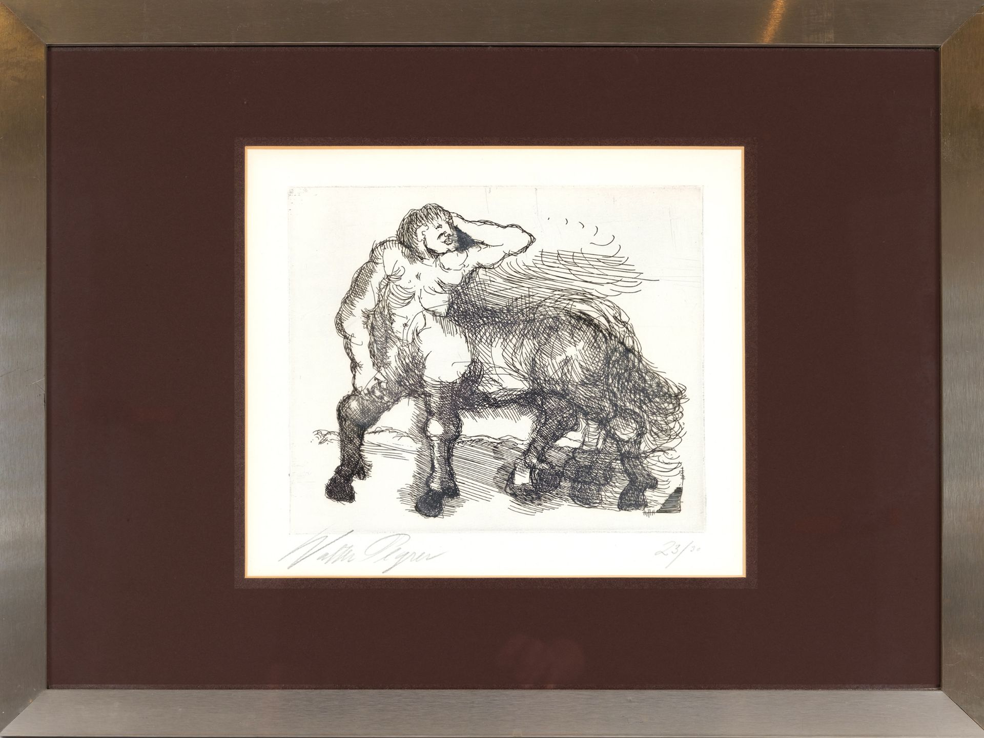 Walter Peyrer, Deutschland, 20. Jahrhundert, Kentaur - Bild 2 aus 4
