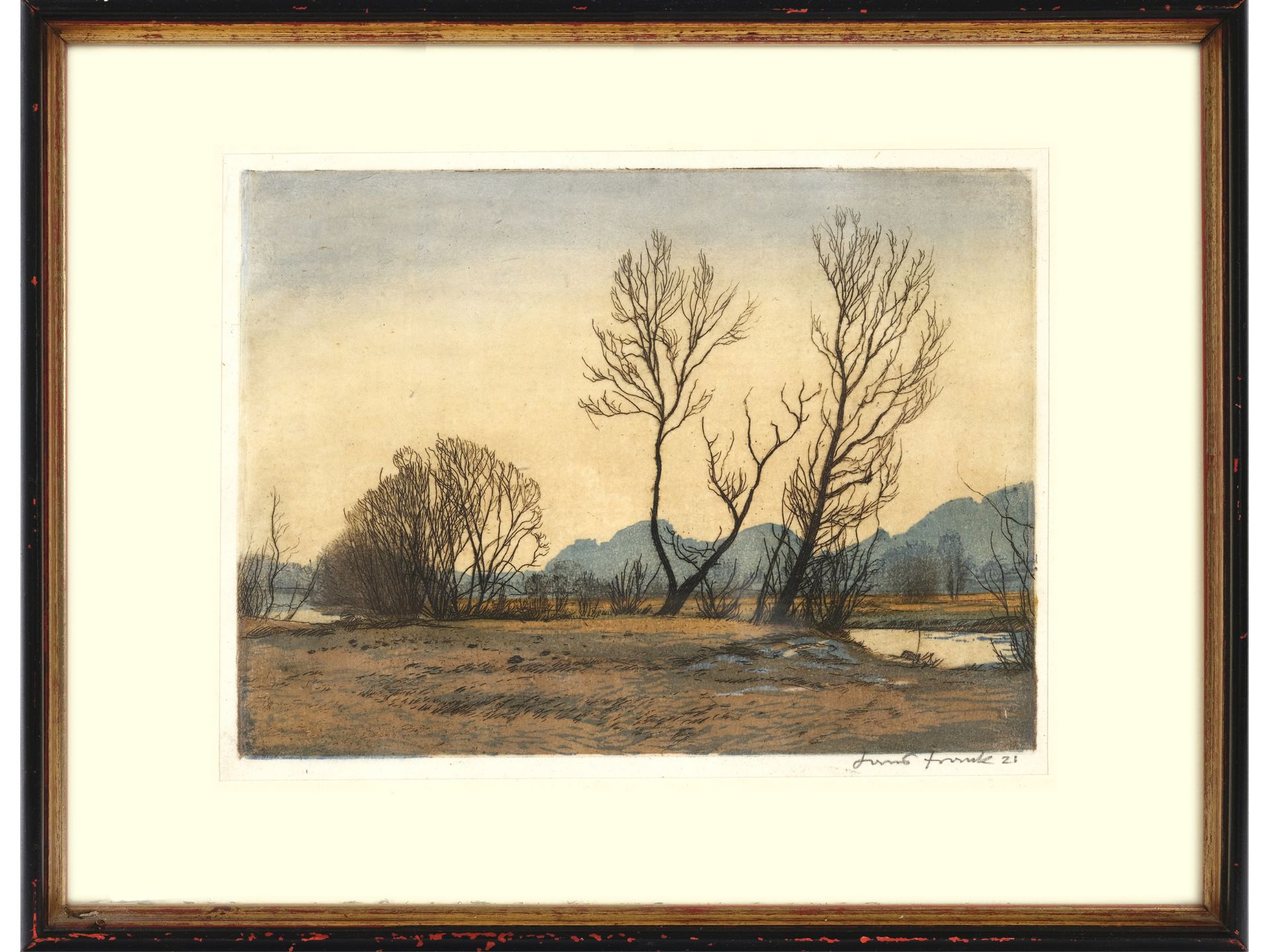 Hans Frank, Wien 1884 - 1948 Salzburg, Landschaft - Bild 2 aus 4