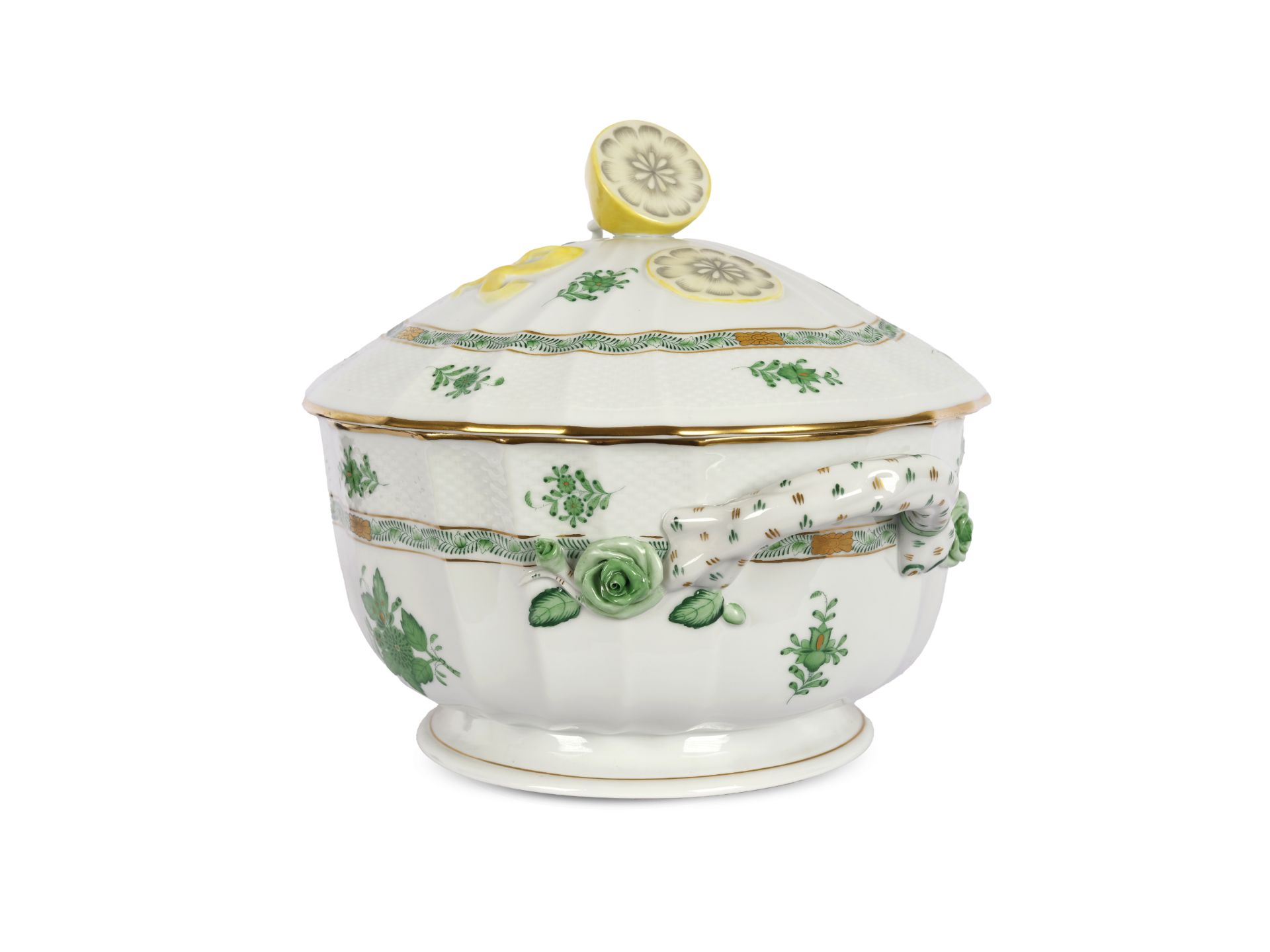 Soup tureen, Herend, Apponyi Vert - Image 2 of 5