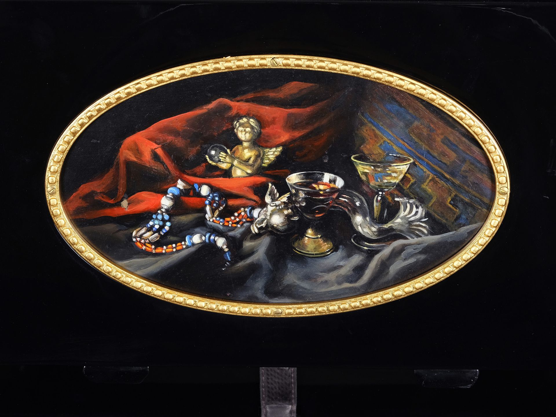 Safe, one-of-a-kind, handcrafted, revolving maritime scenes after Claude J. Vernet - Image 11 of 20