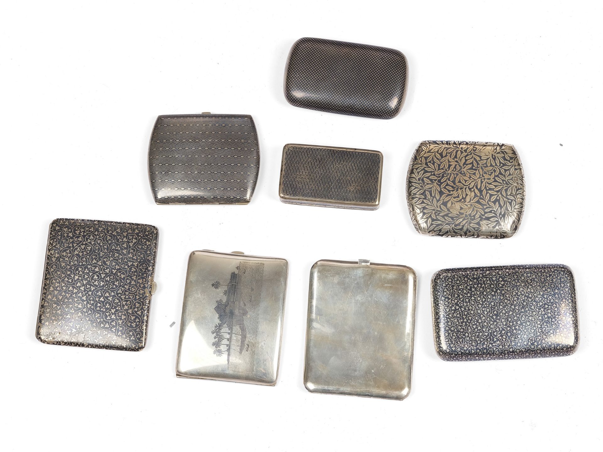 Mixed lot: 8 silver boxes - Image 2 of 3