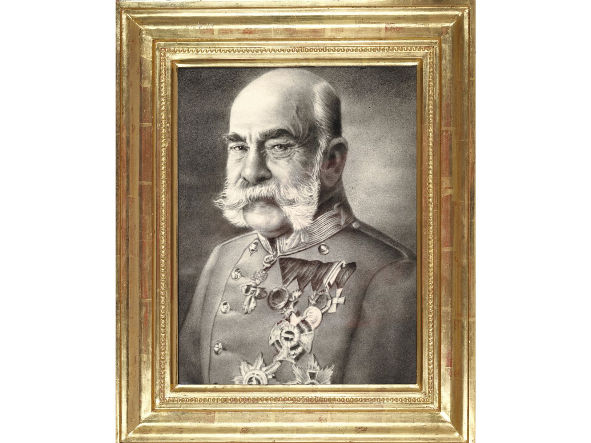 Portrait des Kaiser Franz Joseph - Bild 2 aus 3