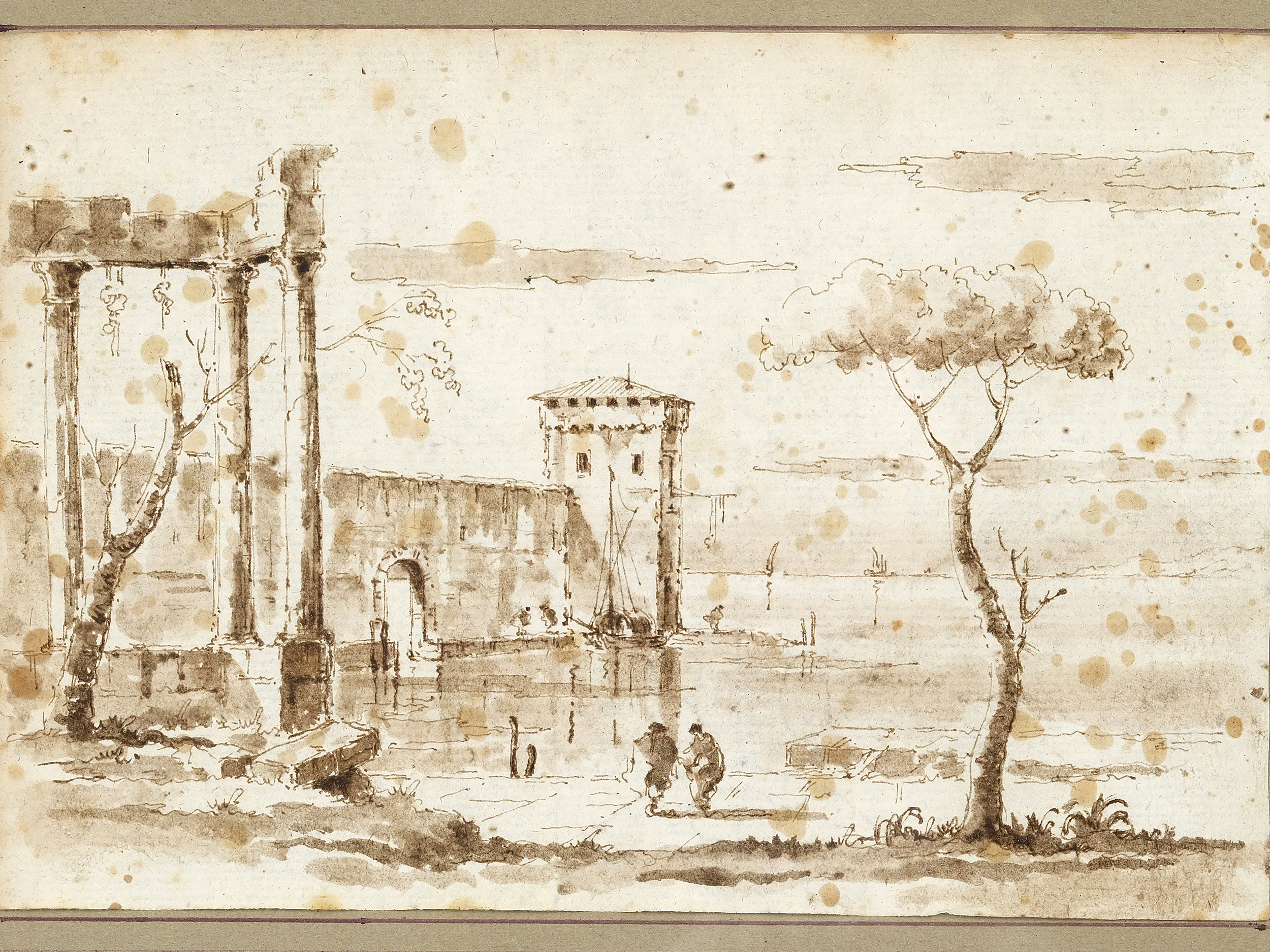 Giacomo Guardi, Venice 1764 - 1835 Venice, attributed, Venice