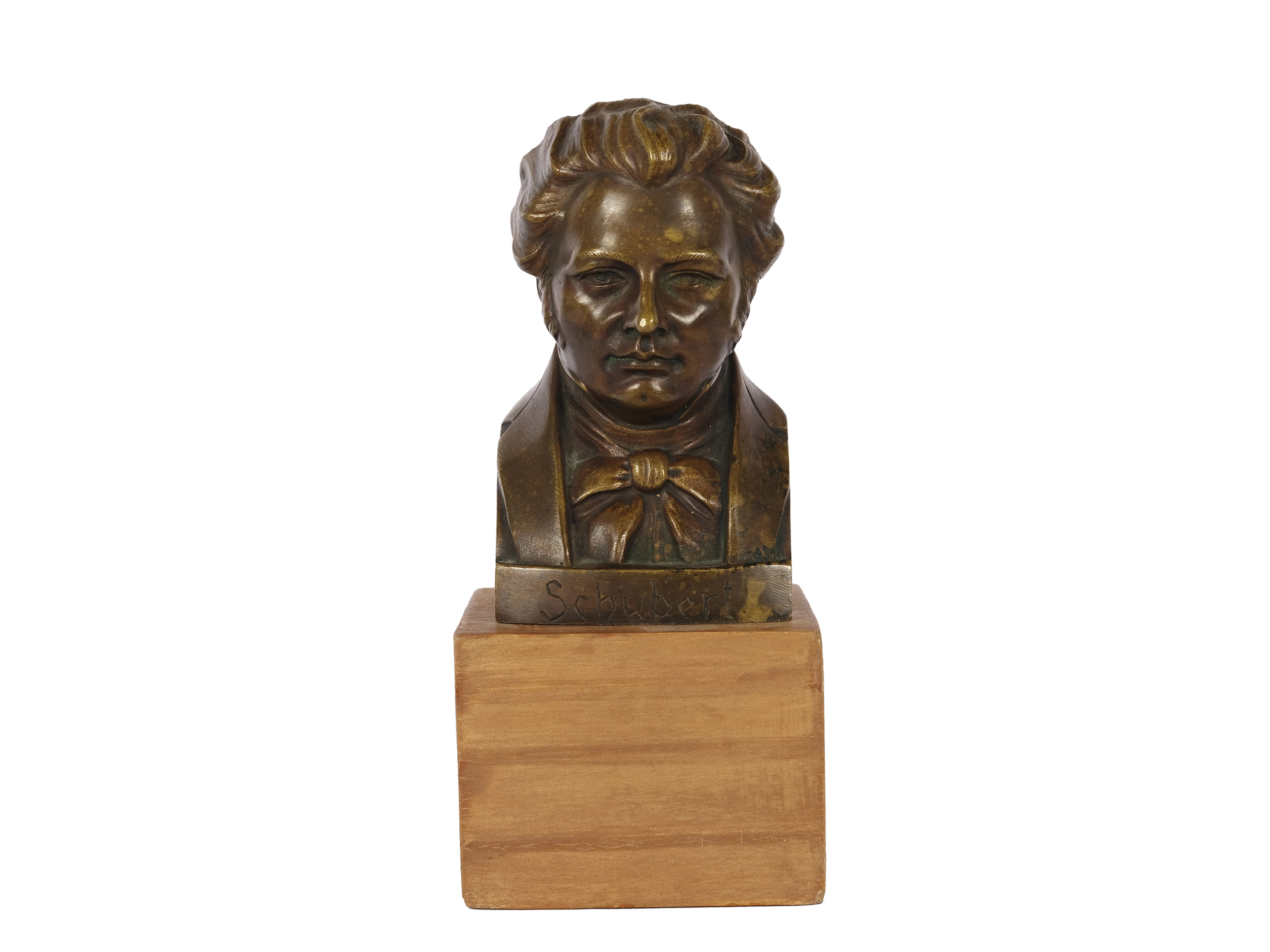 Josef Josephu, Breitensee 1889 - 1970 New York, portrait bust of Franz Schubert - Image 2 of 5