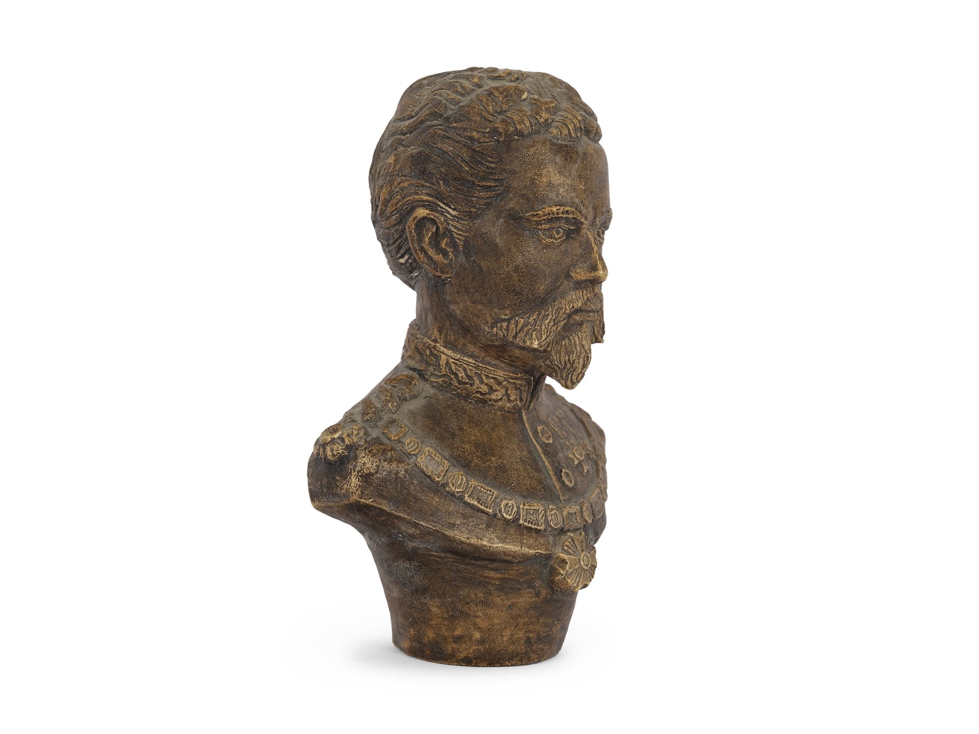 Portrait bust of King Ludwig II of Bavaria - Image 2 of 4