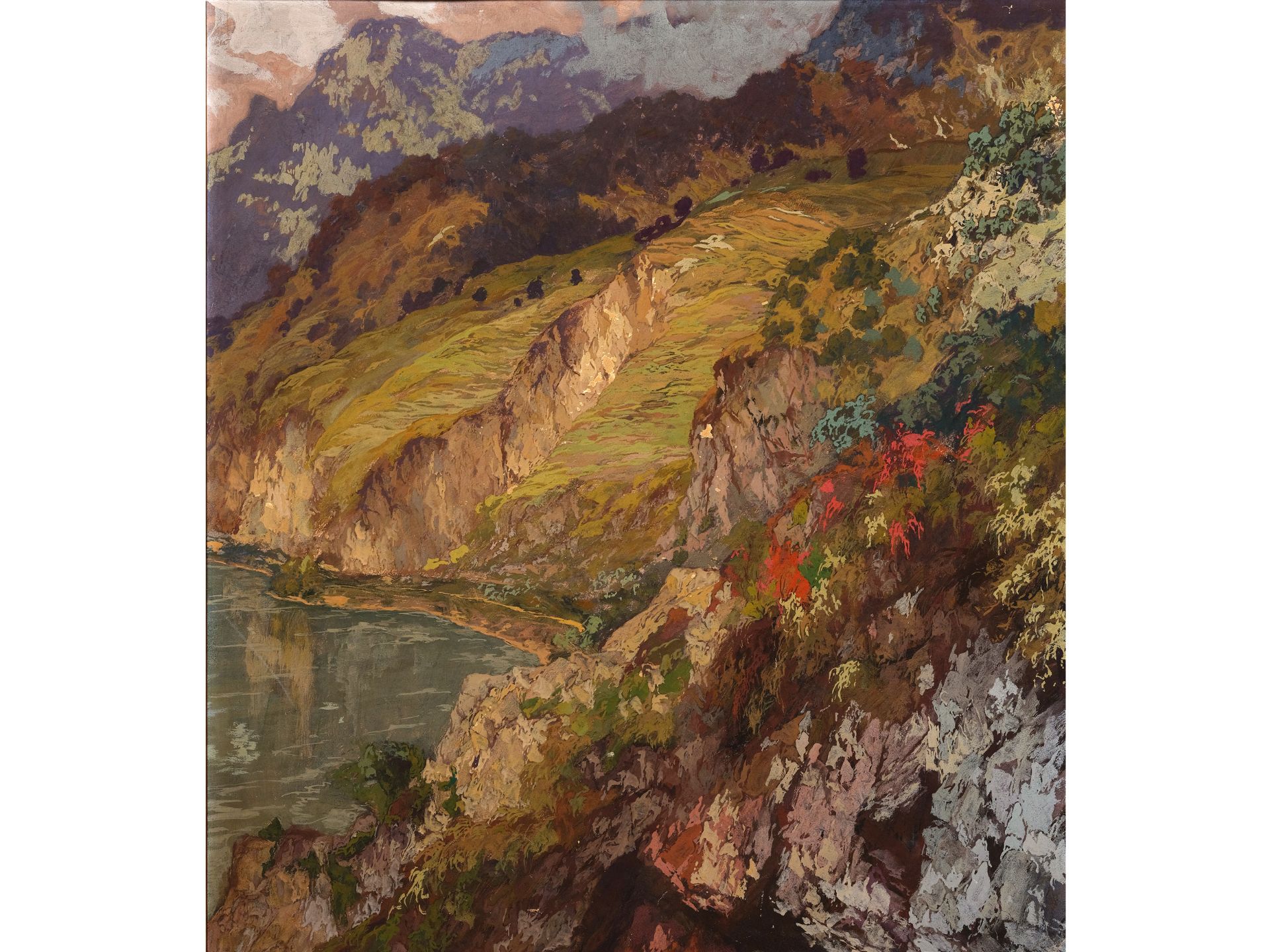 Hugo Hodiener, Mährisch Trübau 1886 - 1945 Klais, Motiv aus der Wachau