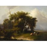 Franz Barbarini, Znaim 1804 - 1873 Wien, zugeschrieben, Pastorale Landschaft