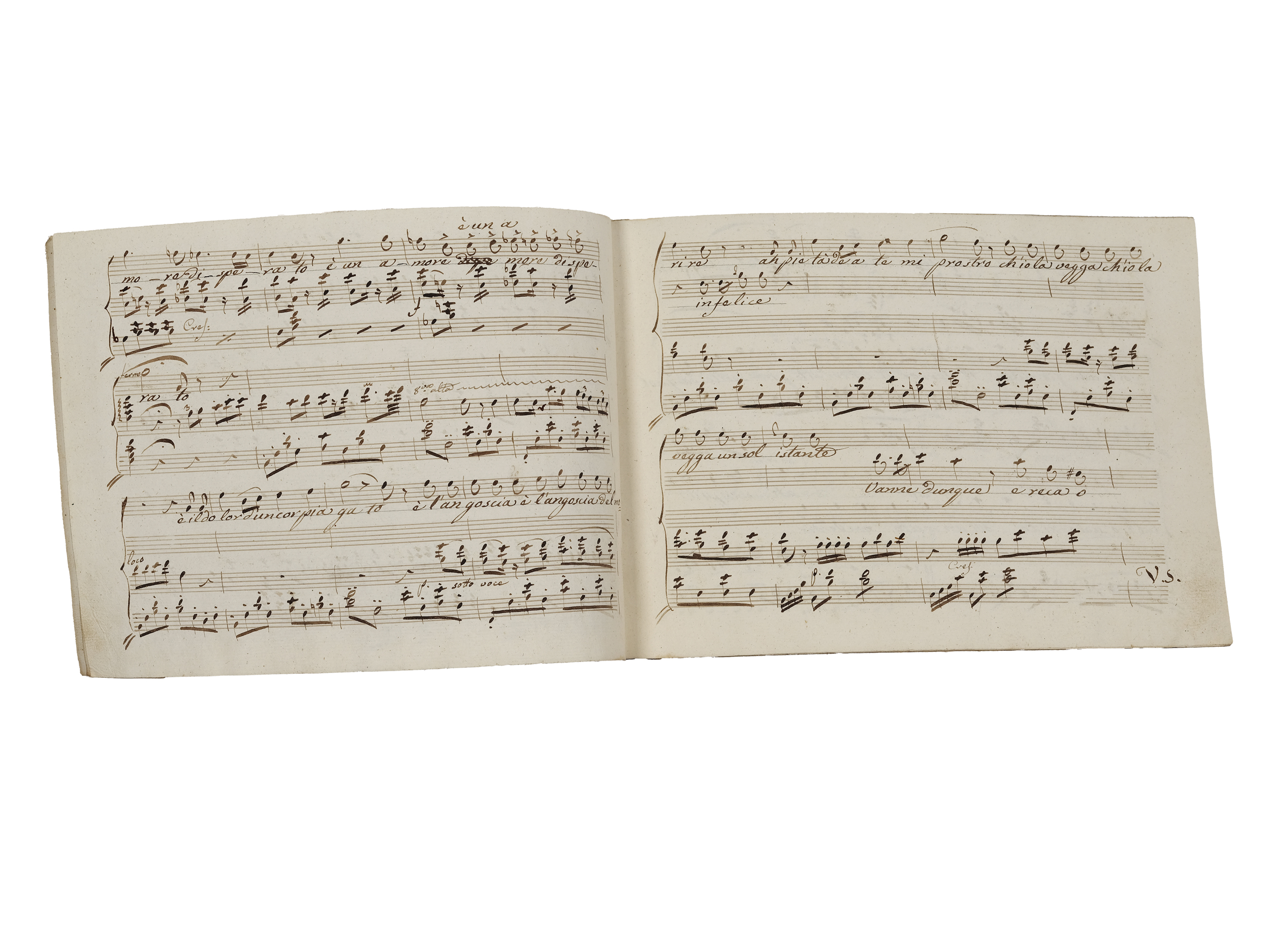Vincenzo Bellini, Katania 1801 - 1835 Puteaux, handwritten music books by the composer - Image 5 of 5