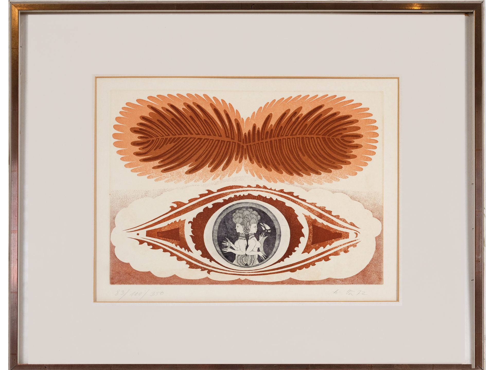 Wolfgang Hutter, Vienna 1928 - 2014 Vienna, Girl in the Eye - Image 2 of 4