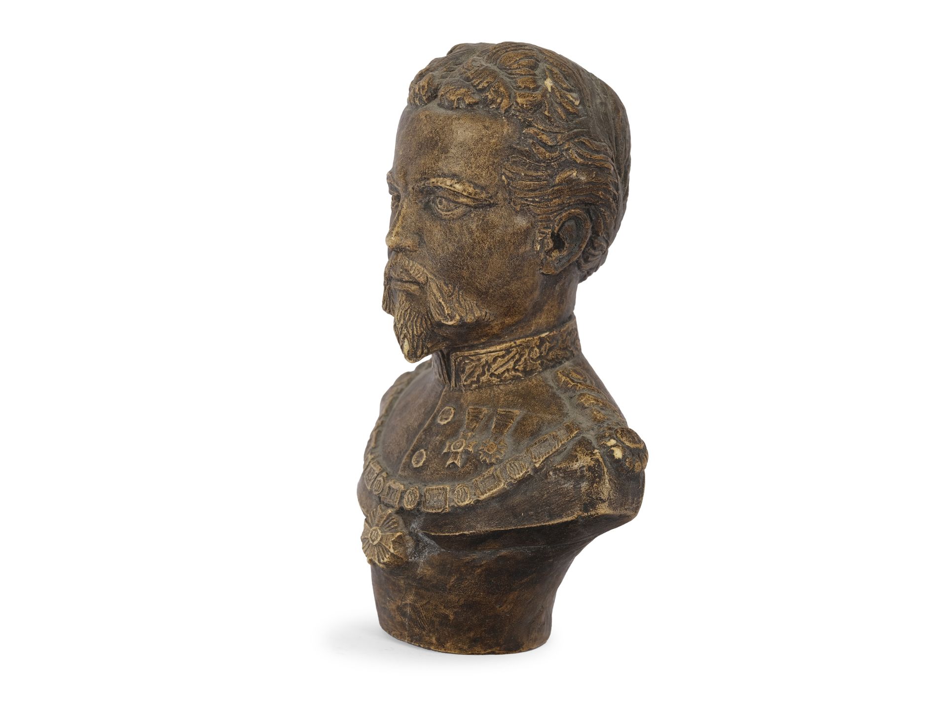 Portrait bust of King Ludwig II of Bavaria - Image 3 of 4