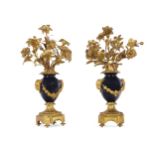 Pair of magnificent vases, France, 2nd half of the 19th century