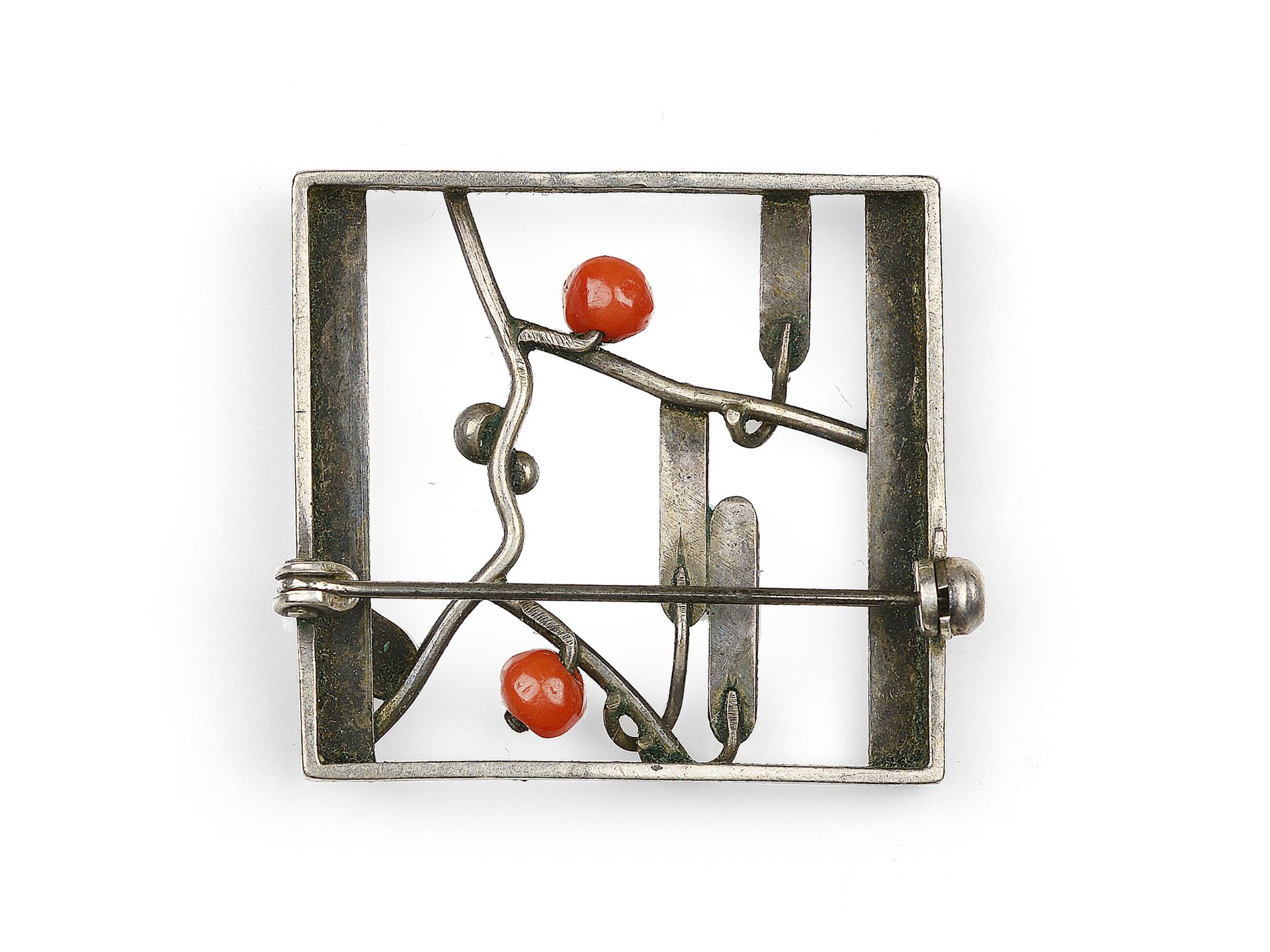 Brooch, in the style of the Wiener Werkstätte, around 1900/10 - Image 2 of 2