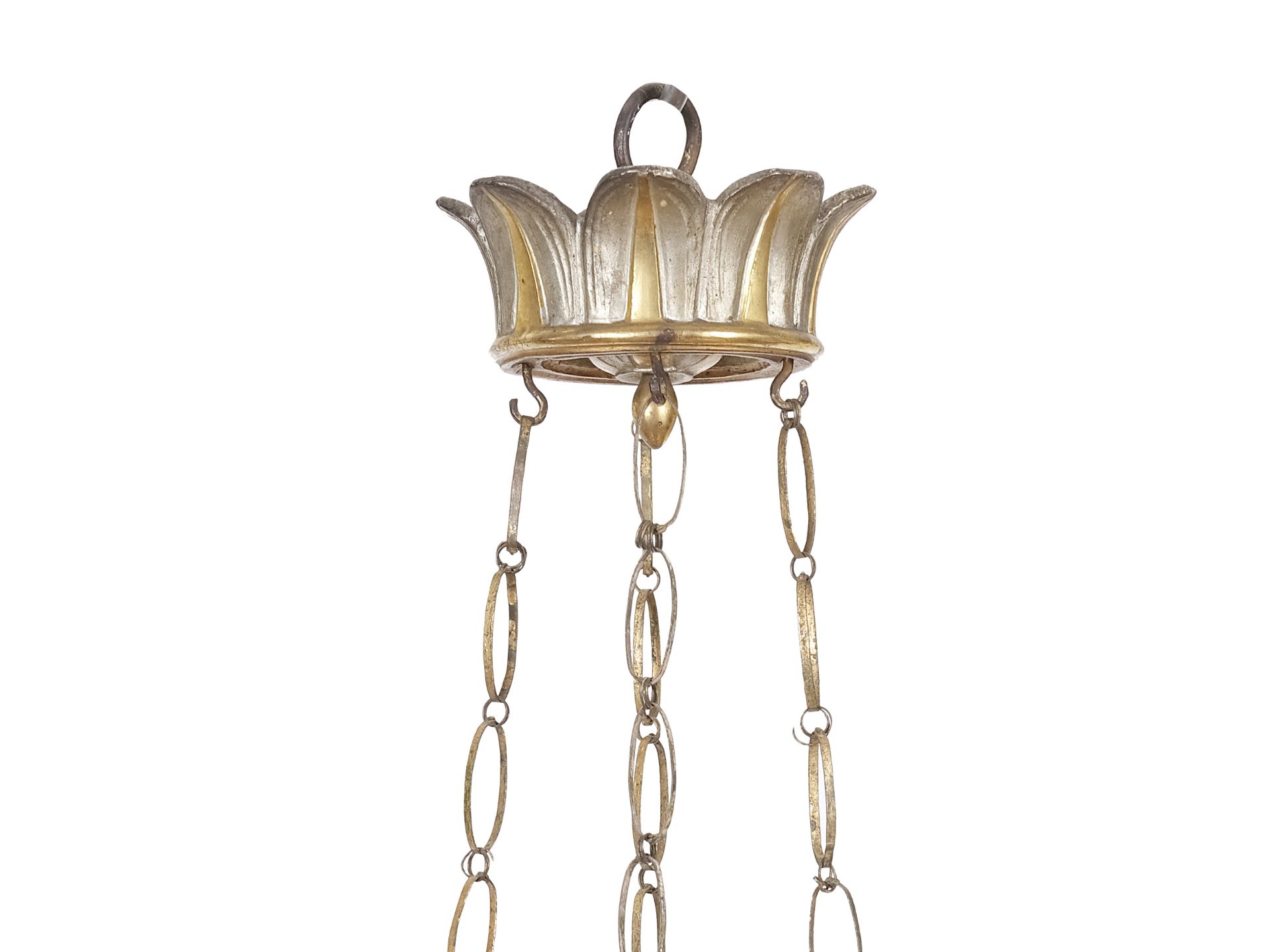 Biedermeier chandelier, eight flames, around 1900 - Image 4 of 4