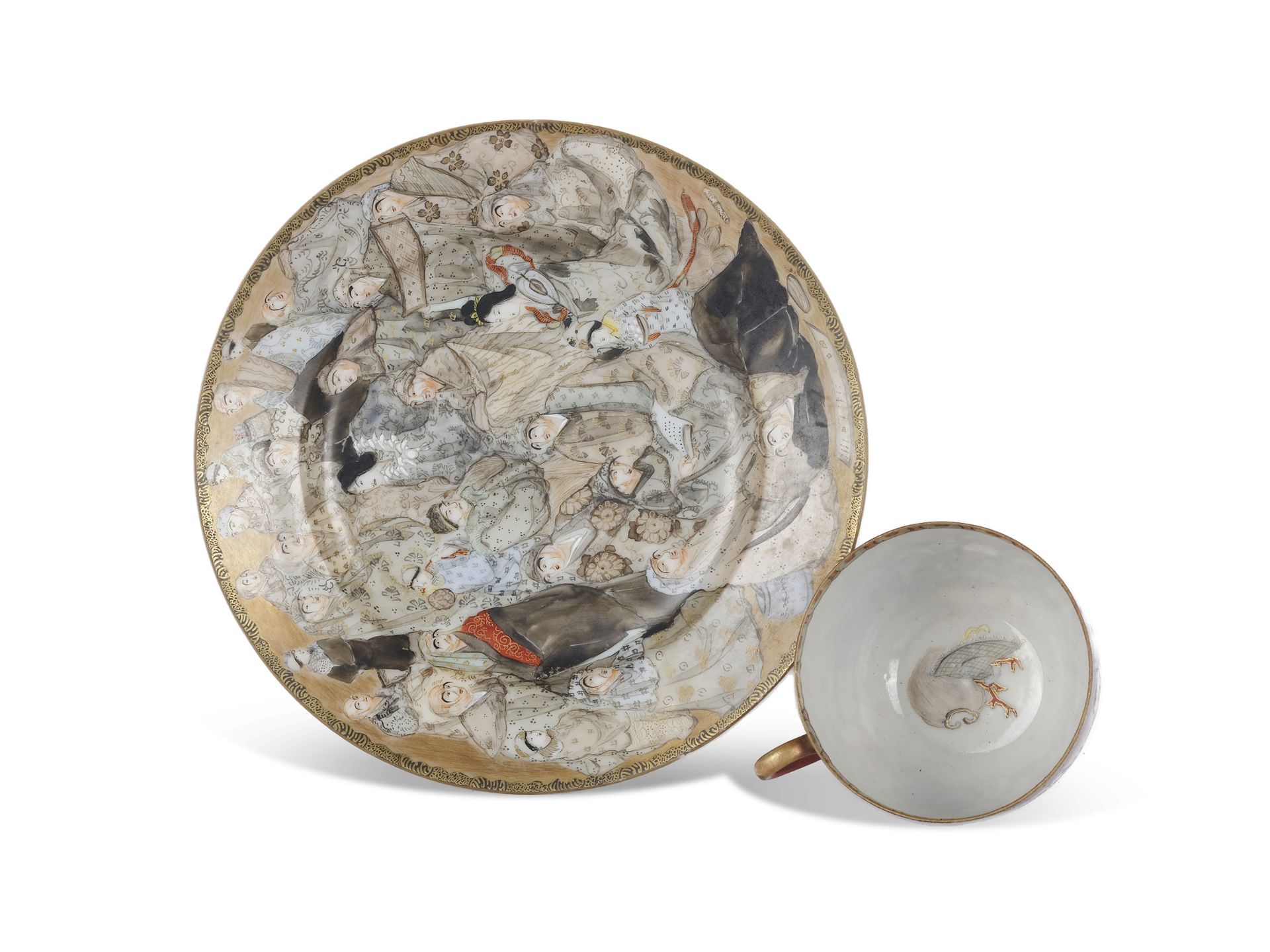 Cup with saucer, Japan, Meiji period, 1868-1912 - Image 2 of 3